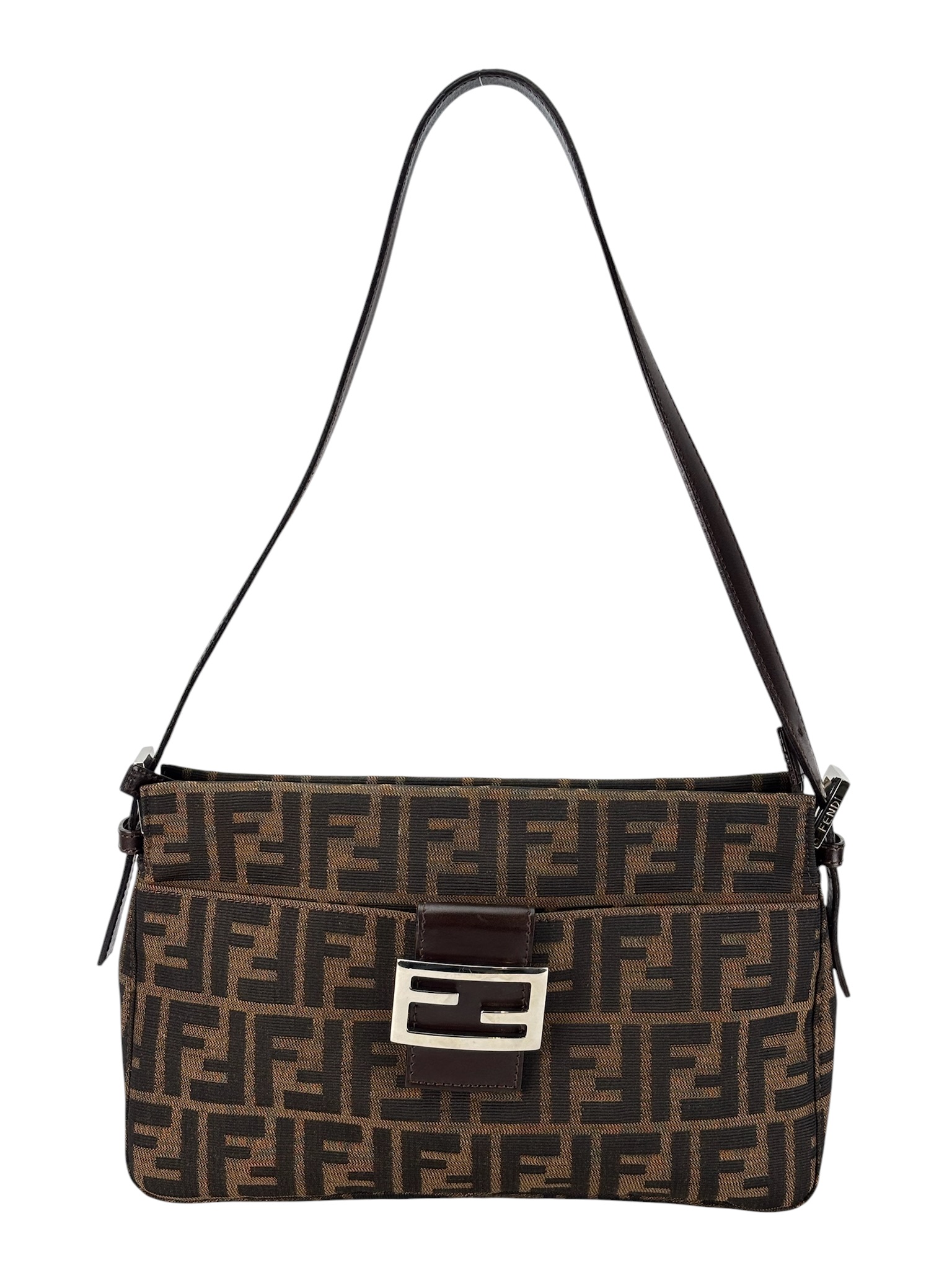 FENDI - Zucca Medium Mamma Baguette Bag Brown