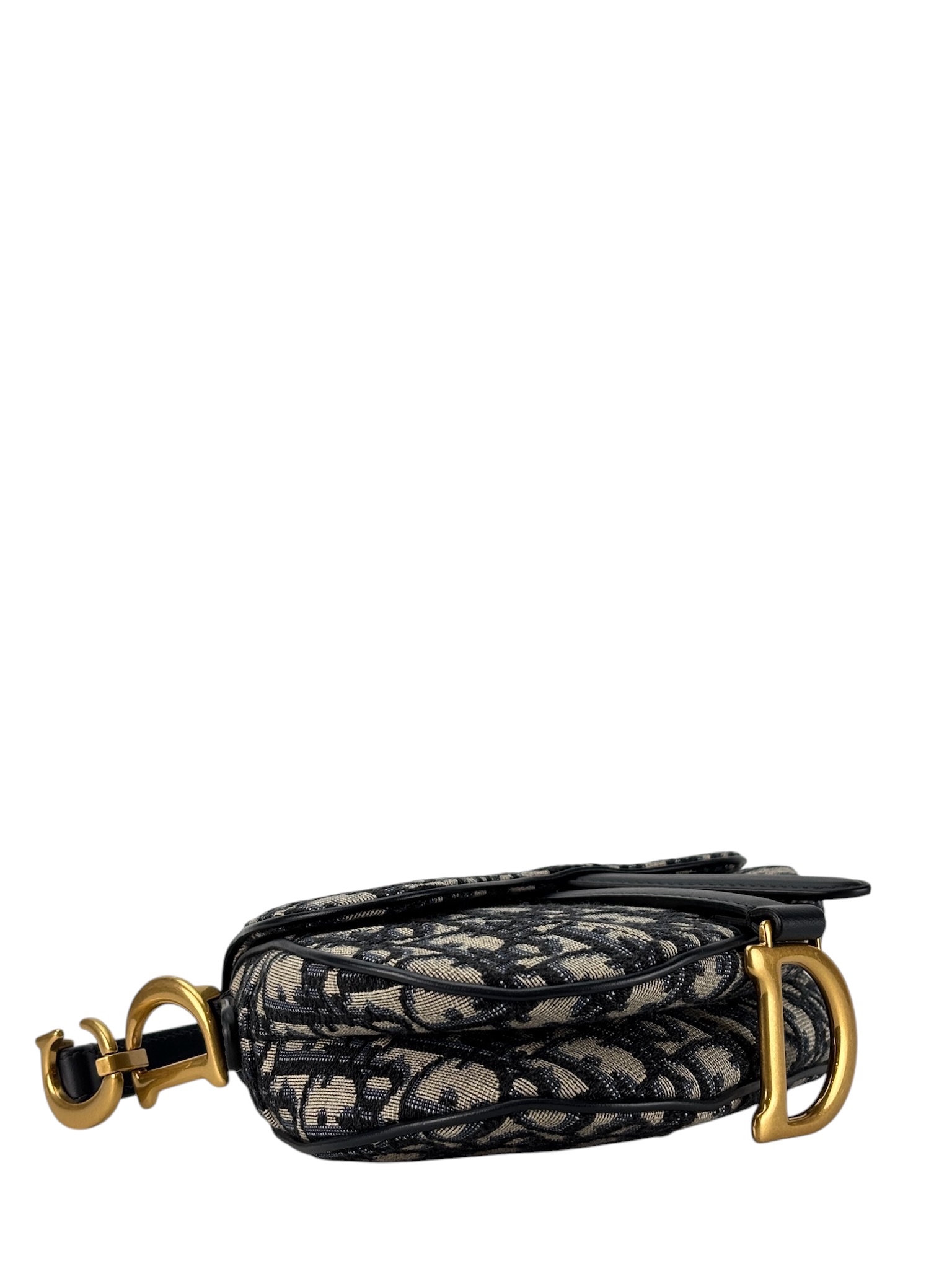 CHRISTIAN DIOR - Navy Trotter Saddle Handbag – Camellia Vintage Tokyo