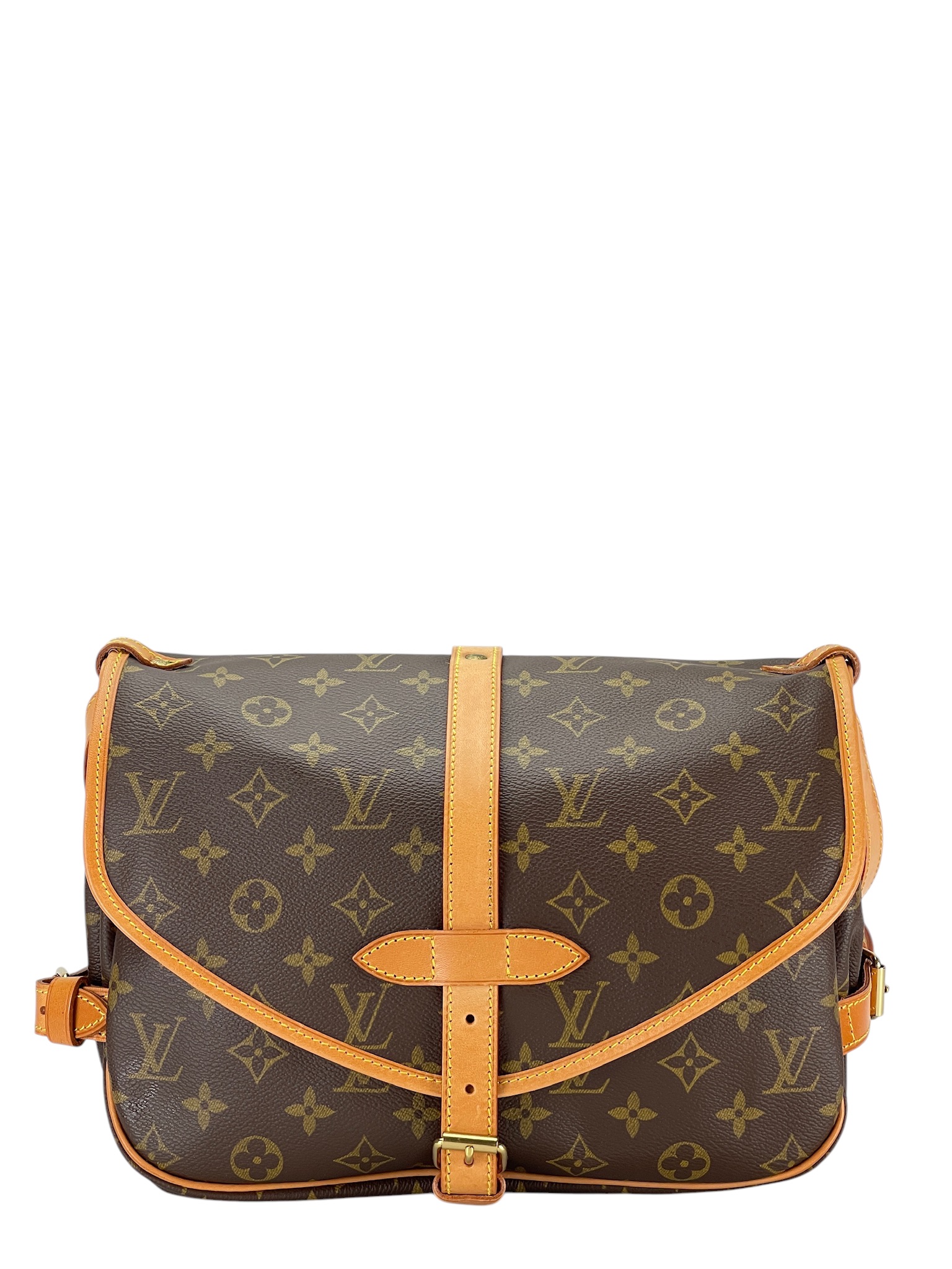 LOUIS VUITTON - Saumur Messenger Shoulder Bag Monogram Canvas
