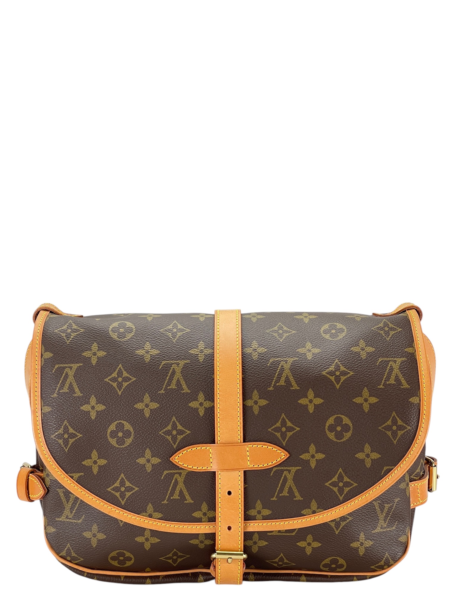 LOUIS VUITTON - Saumur Messenger Shoulder Bag Monogram Canvas