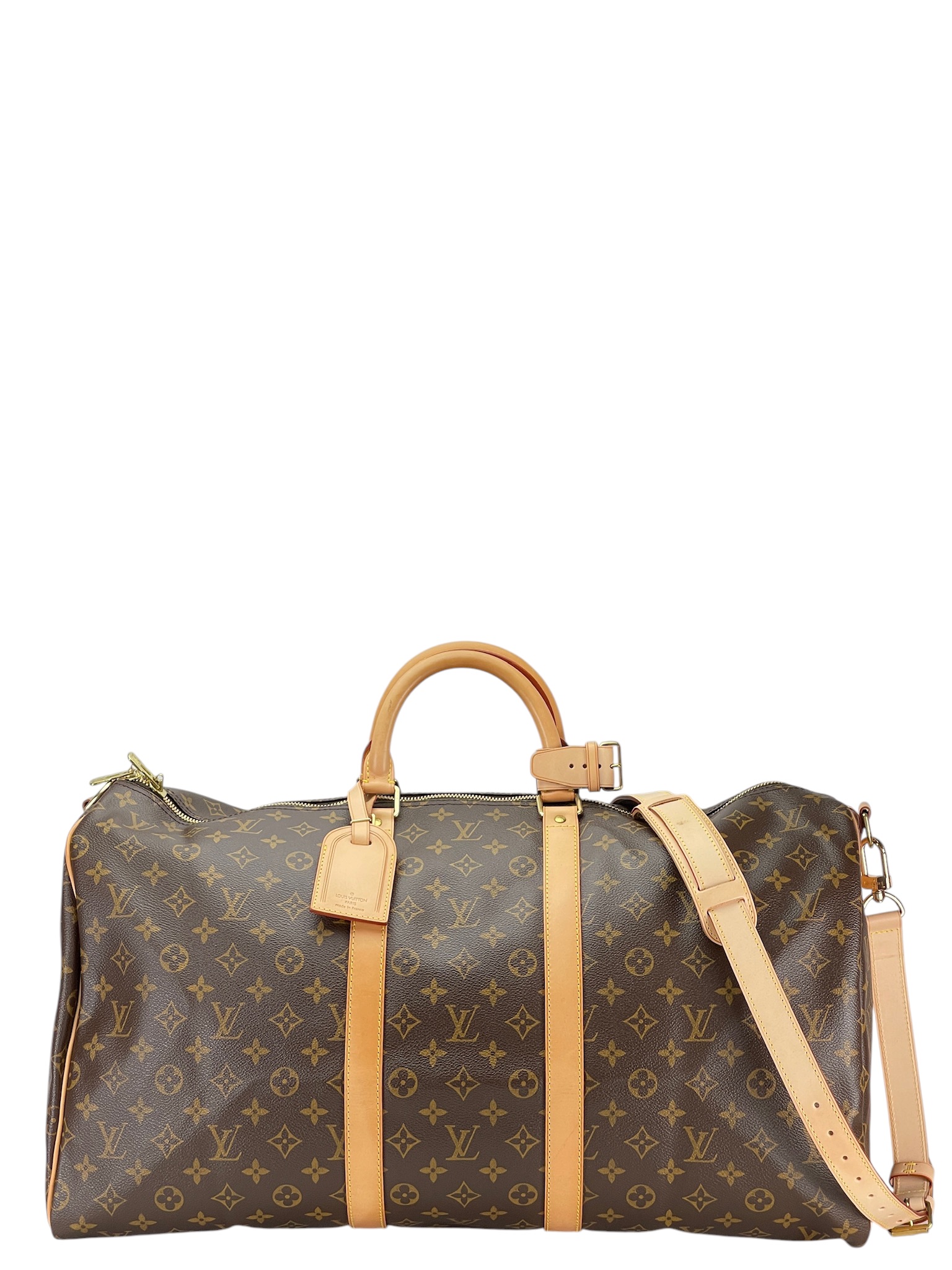 LOUIS VUITTON - Monogram Keepall 50 Bandouliere 2Way Handbag 