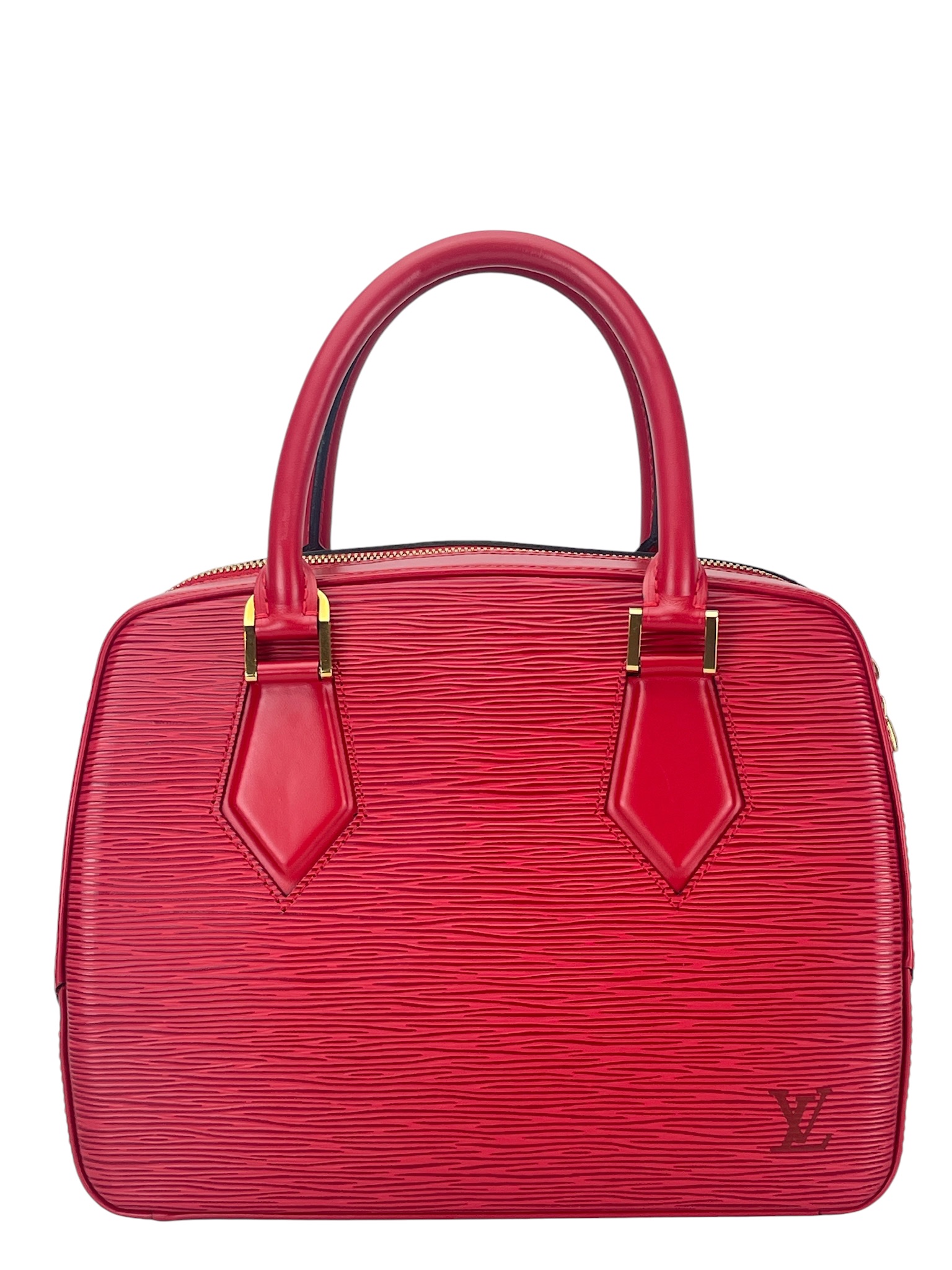 LOUIS VUITTON - Red Sablon Handbag Epi
