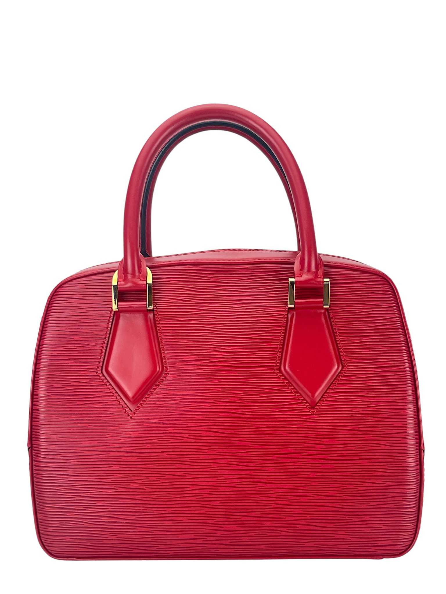 LOUIS VUITTON - Red Sablon Handbag Epi
