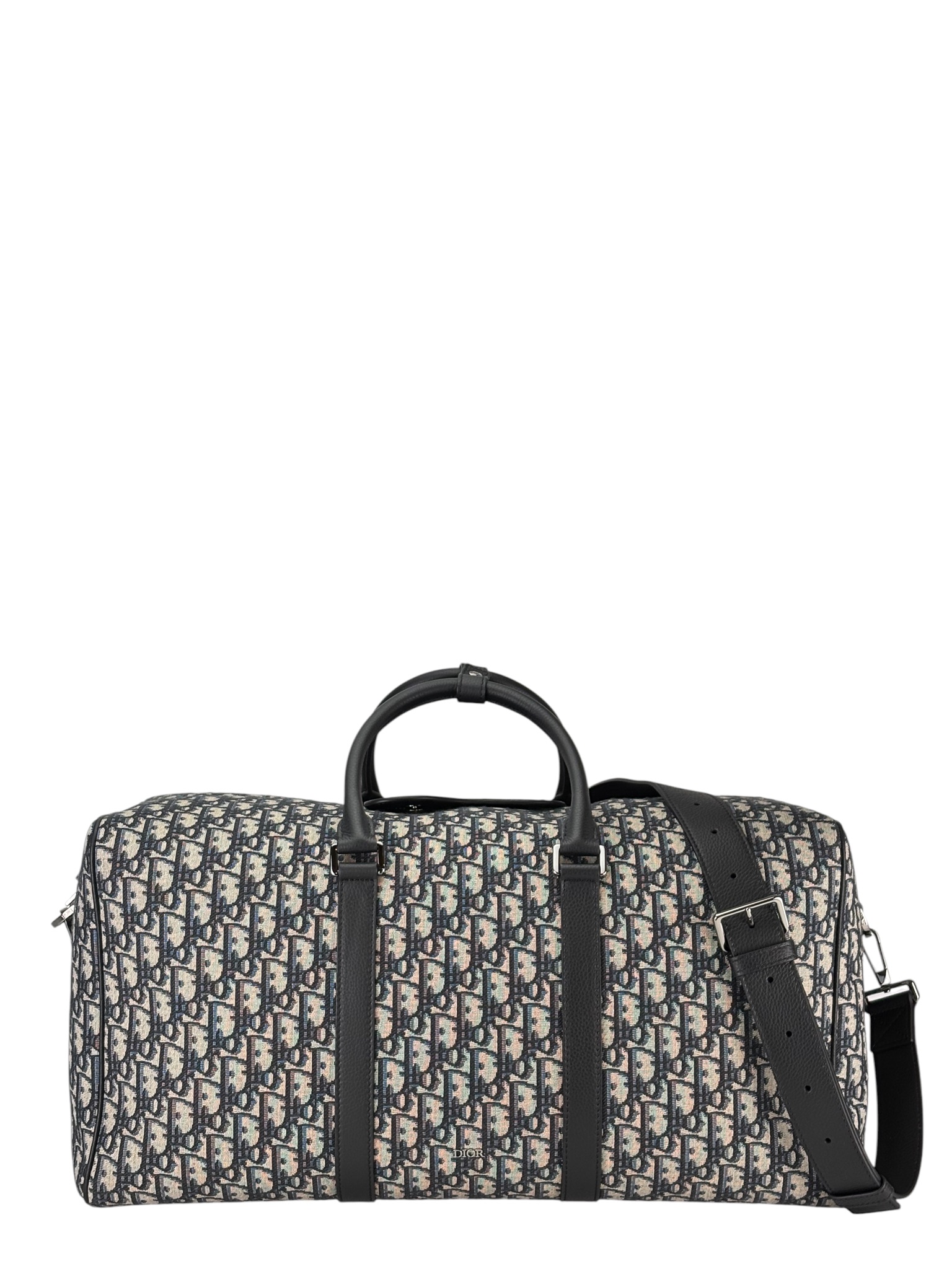 CHRISTIAN DIOR - Blue Oblique 50 Boston 2Way Bag – Camellia