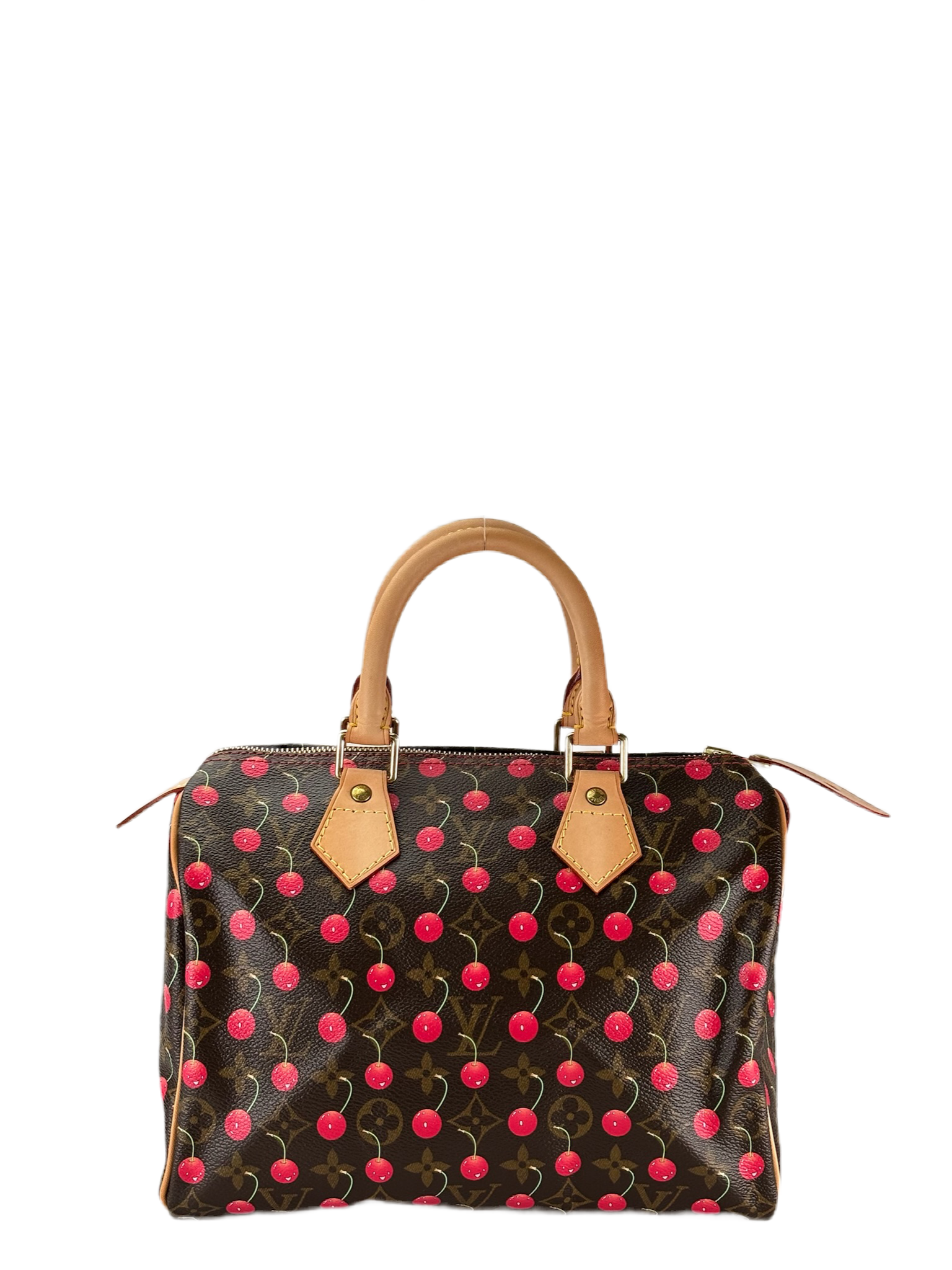 LOUIS VUITTON - Canvas Monogram Cherry Speedy 25 Handbag