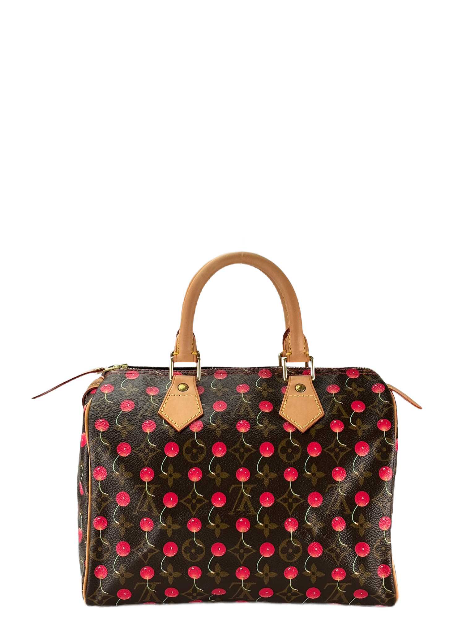 LOUIS VUITTON - Canvas Monogram Cherry Speedy 25 Handbag