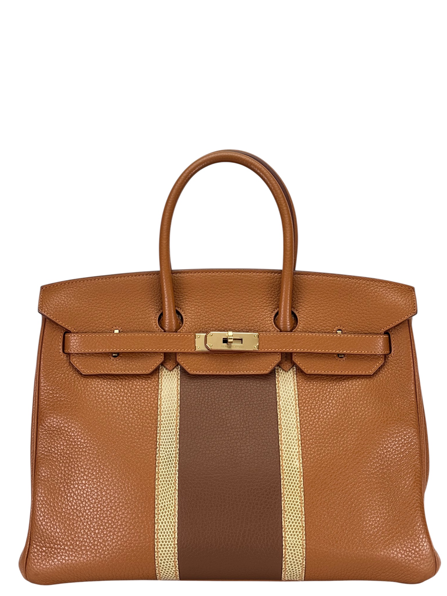 HERMES - Birkin 35 Gold TC Gold Hardware 