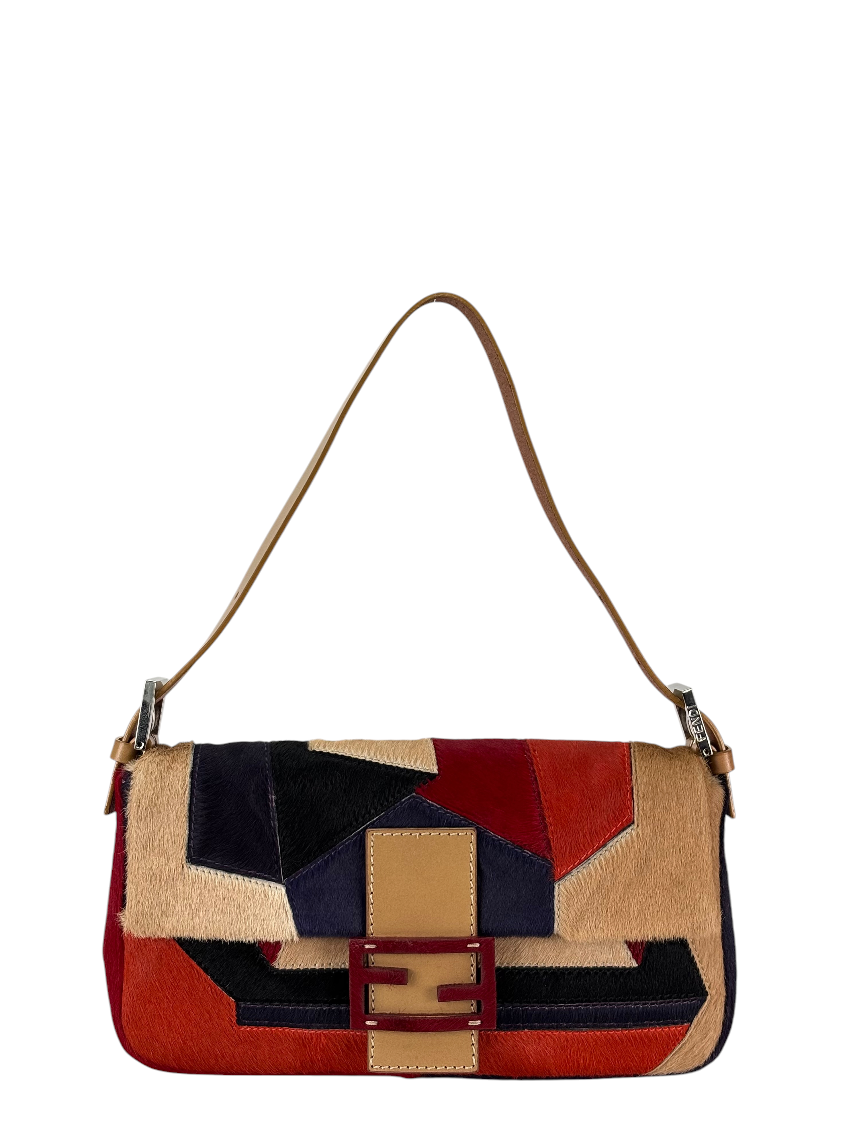 FENDI - Mamma Baguette Shoulder Bag Multicolor