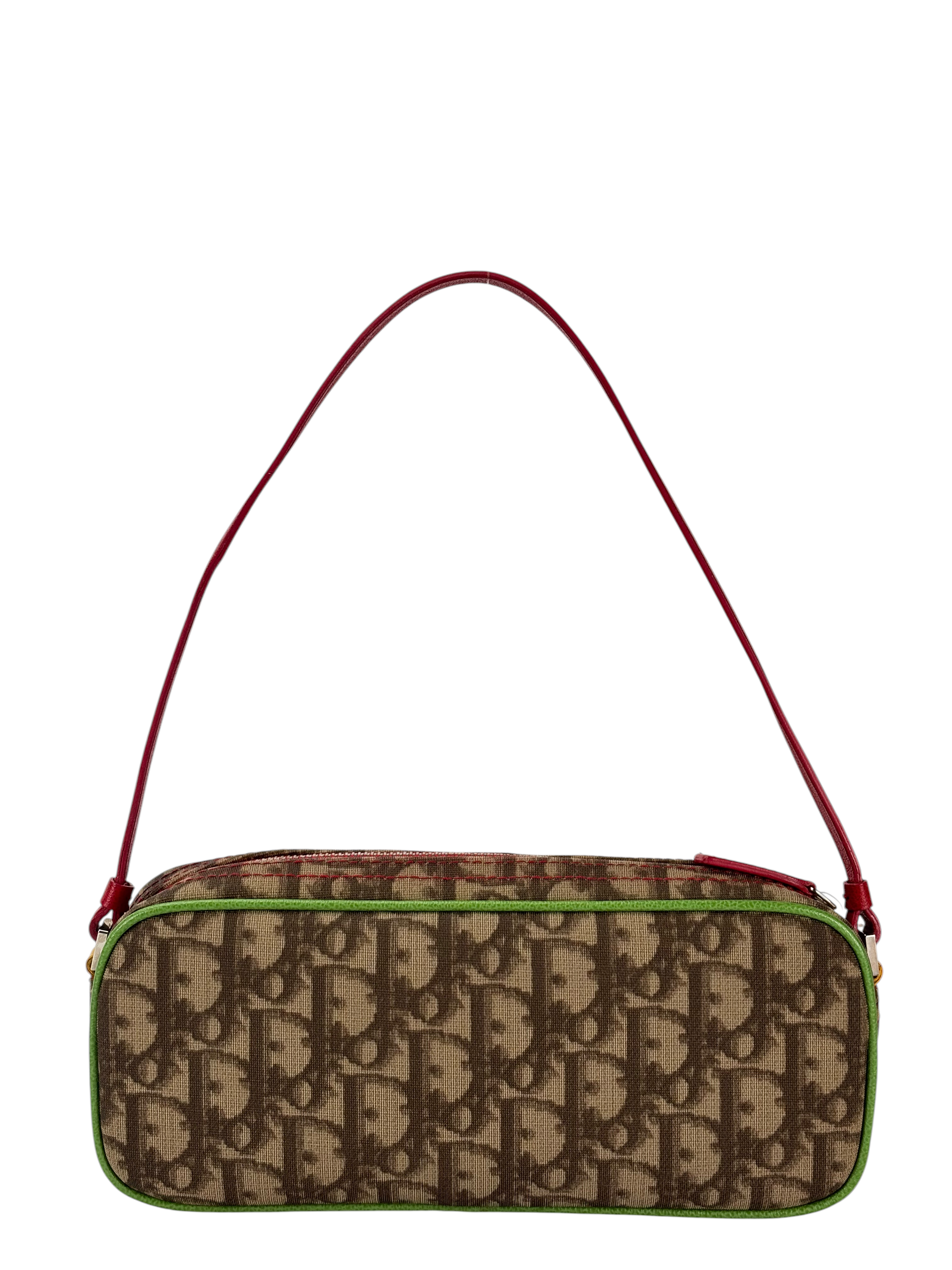 CHRISTIAN DIOR - Brown Trotter Rasta Canvas Handbag