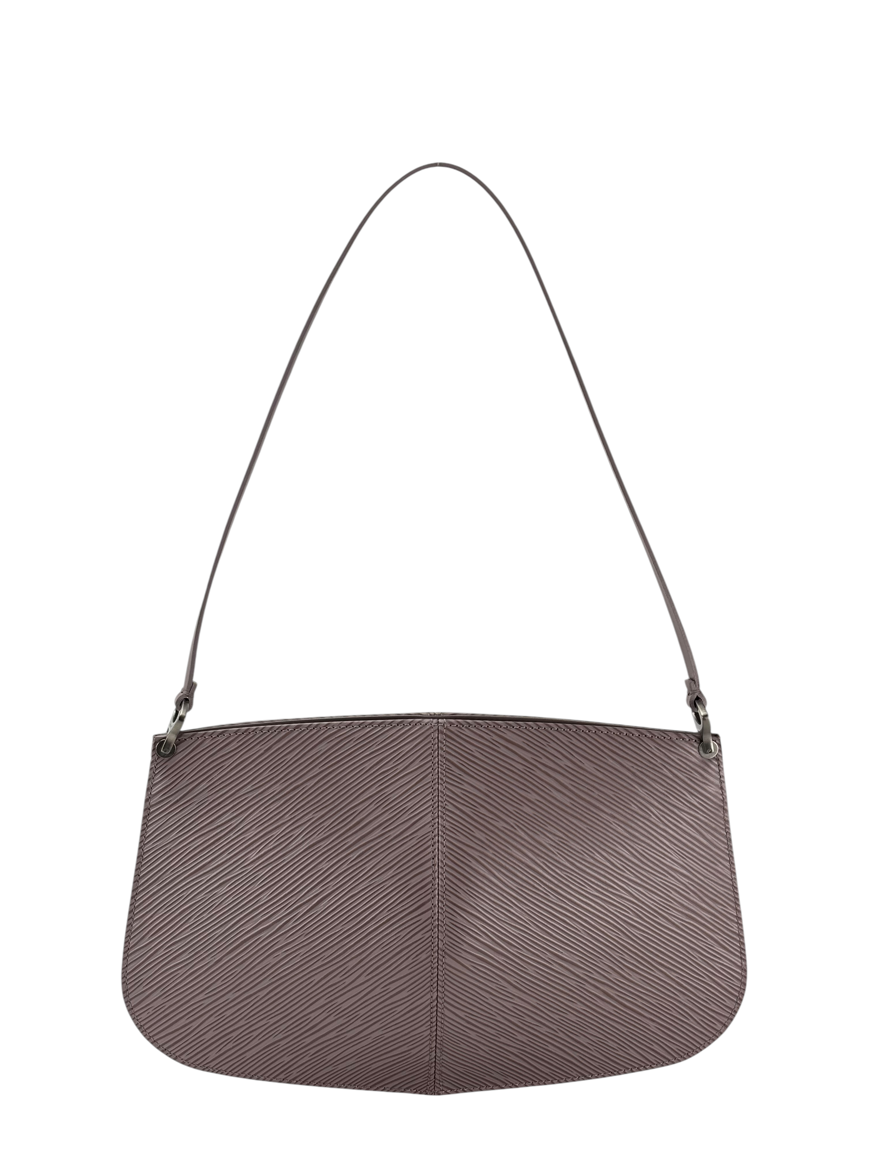 LOUIS VUITTON - Lilac Demi Lupe Epi Leather Pochette Shoulder Bag 