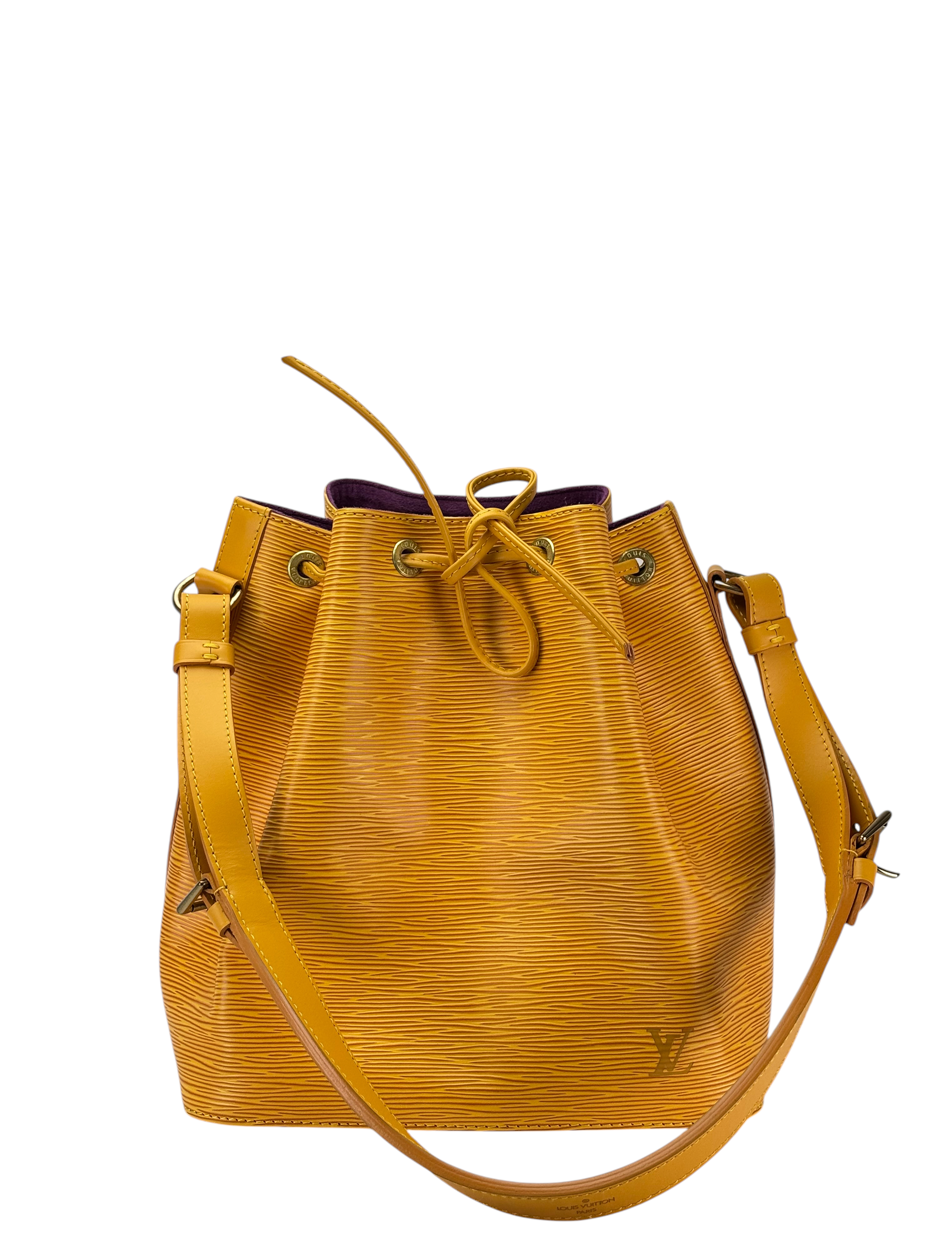 LOUIS VUITTON - Yellow Epi Noe Bucket Bag