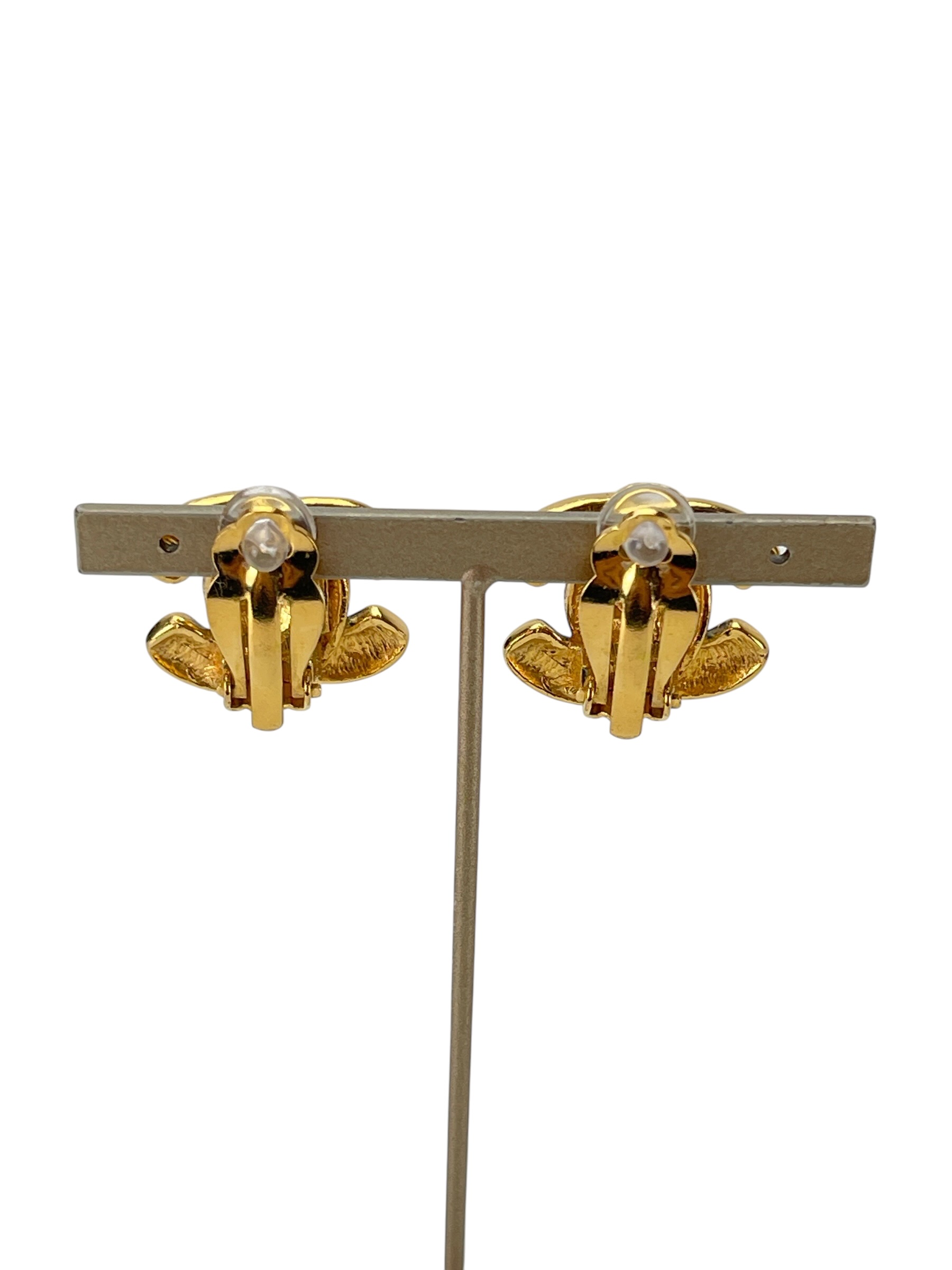 CHANEL -  Gold CC Logo Matelasse Ring 