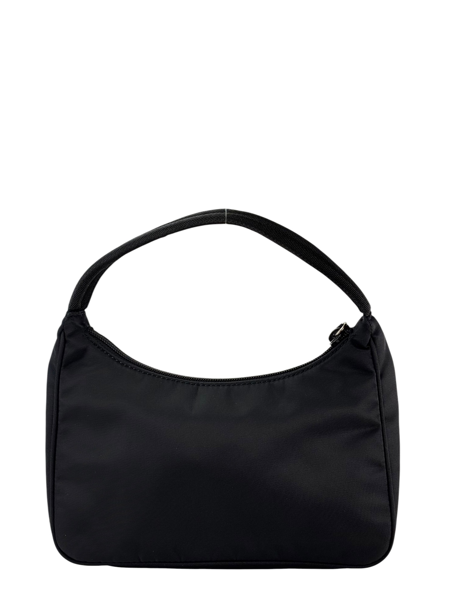 PRADA - Black Nylon Hobo Bag