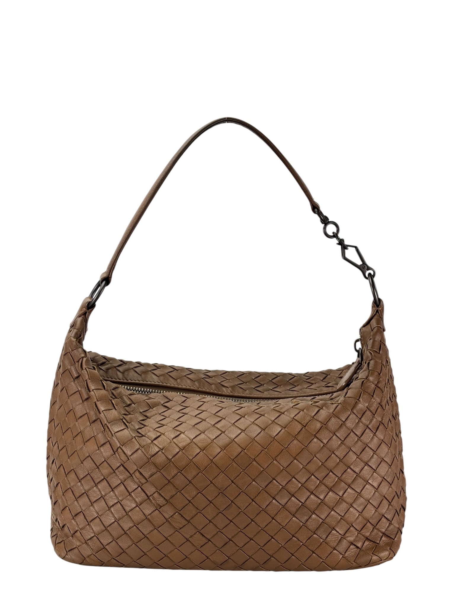 BOTTEGA VENETA - Brown Leather One Shoulder Bag
