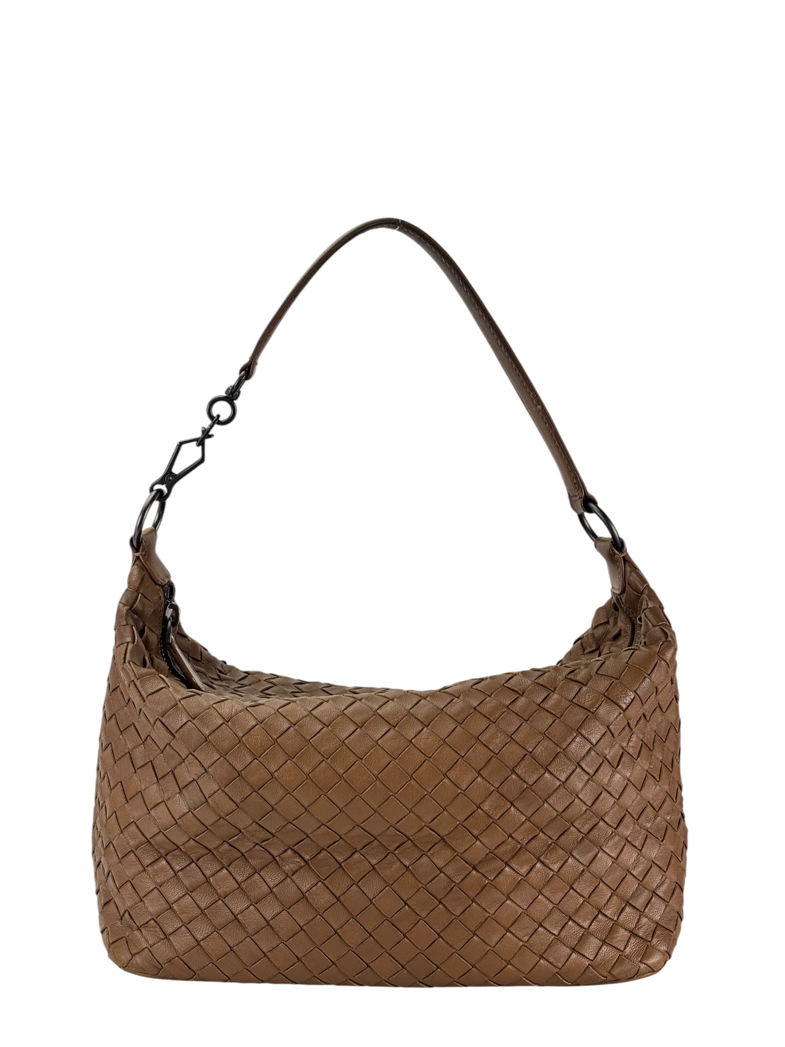BOTTEGA VENETA - Brown Leather One Shoulder Bag