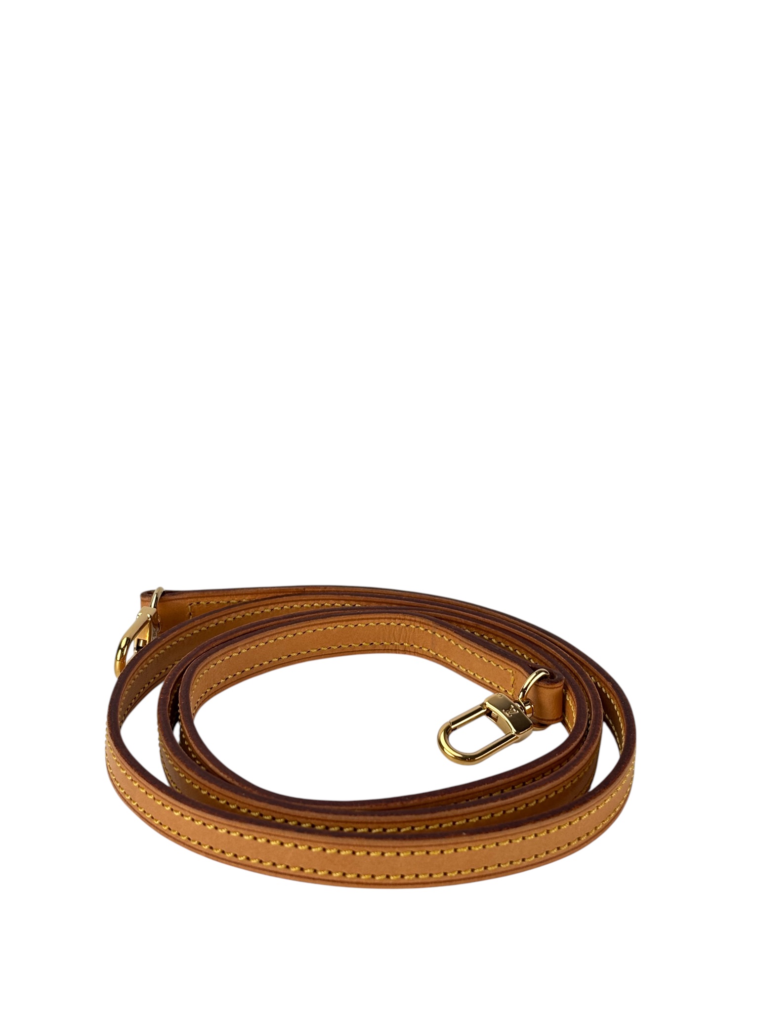 LOUIS VUITTON - Beige Leather  Shoulder Strap 