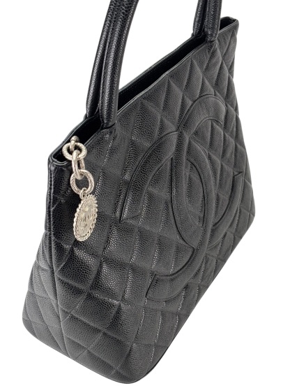CHANEL - Caviar Reprint Tote Matrasse Tote Bag 