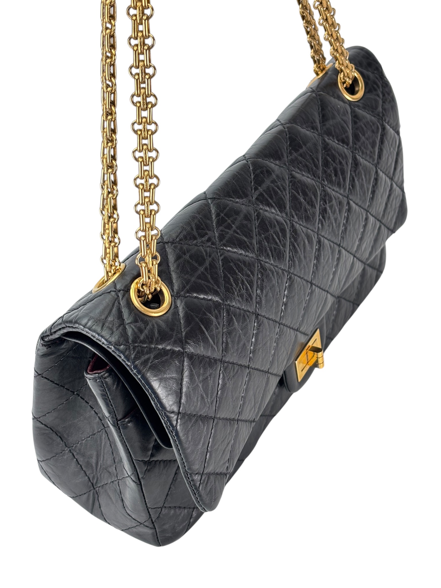 CHANEL - 2.55 Reissue Quilted Calfskin Leather Flap Bag 