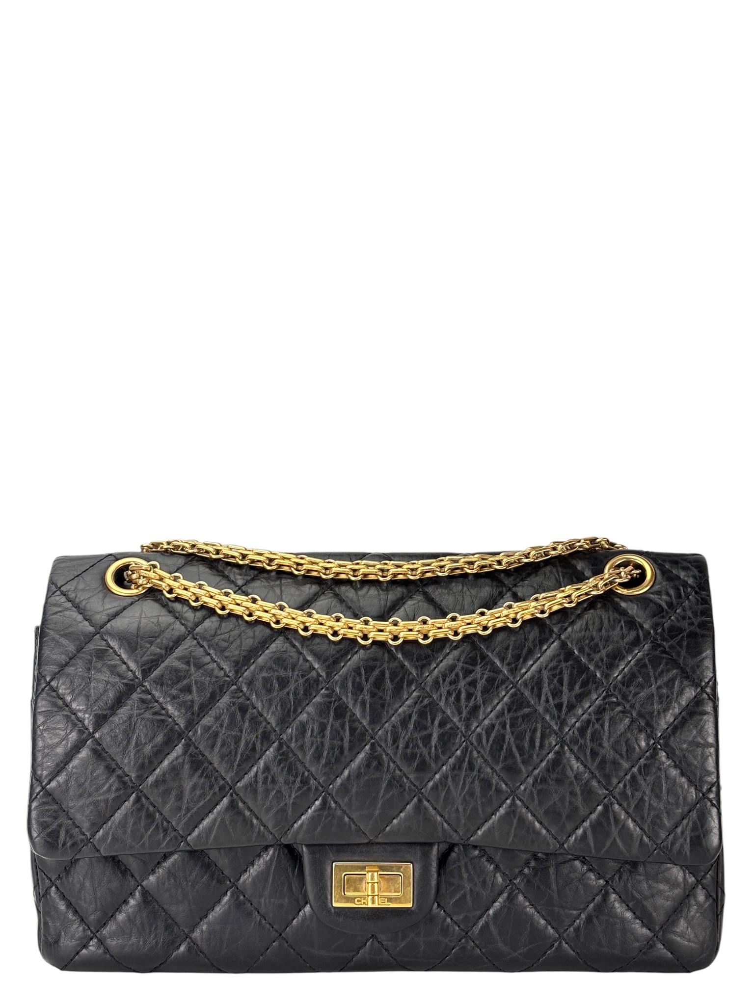 CHANEL - 2.55 Reissue Quilted Calfskin Leather Flap Bag 