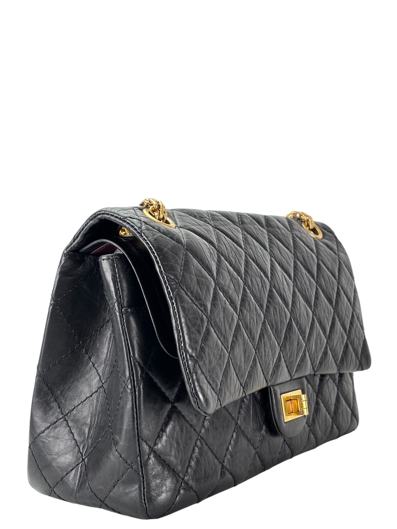 CHANEL - 2.55 Reissue Quilted Calfskin Leather Flap Bag 