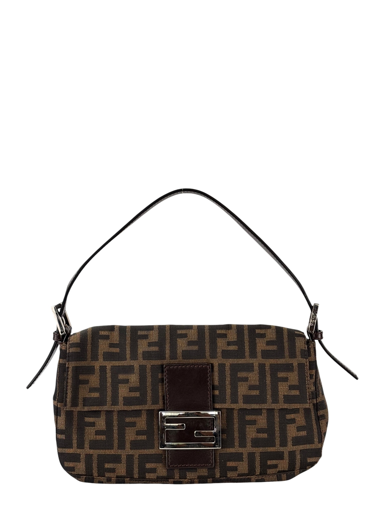 FENDI - Zucca Medium Mamma Baguette Bag Brown