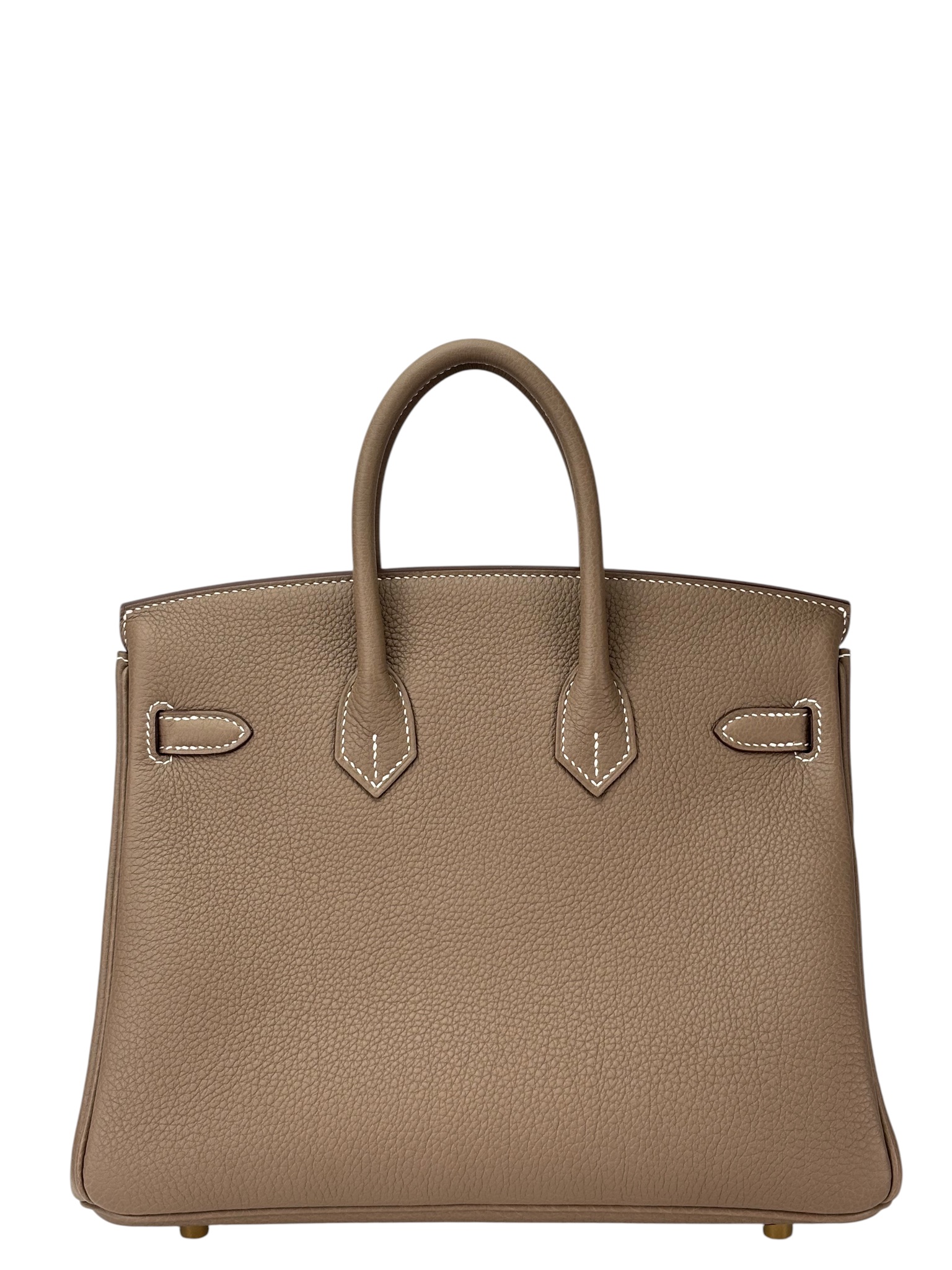 HERMES - Birkin 25 Gold Etoupe Gold Hardware 