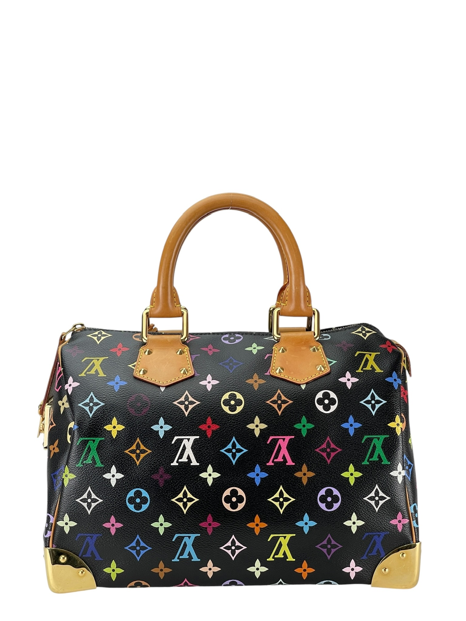 LOUIS VUITTON - Black Monogram Multicolor Speedy30