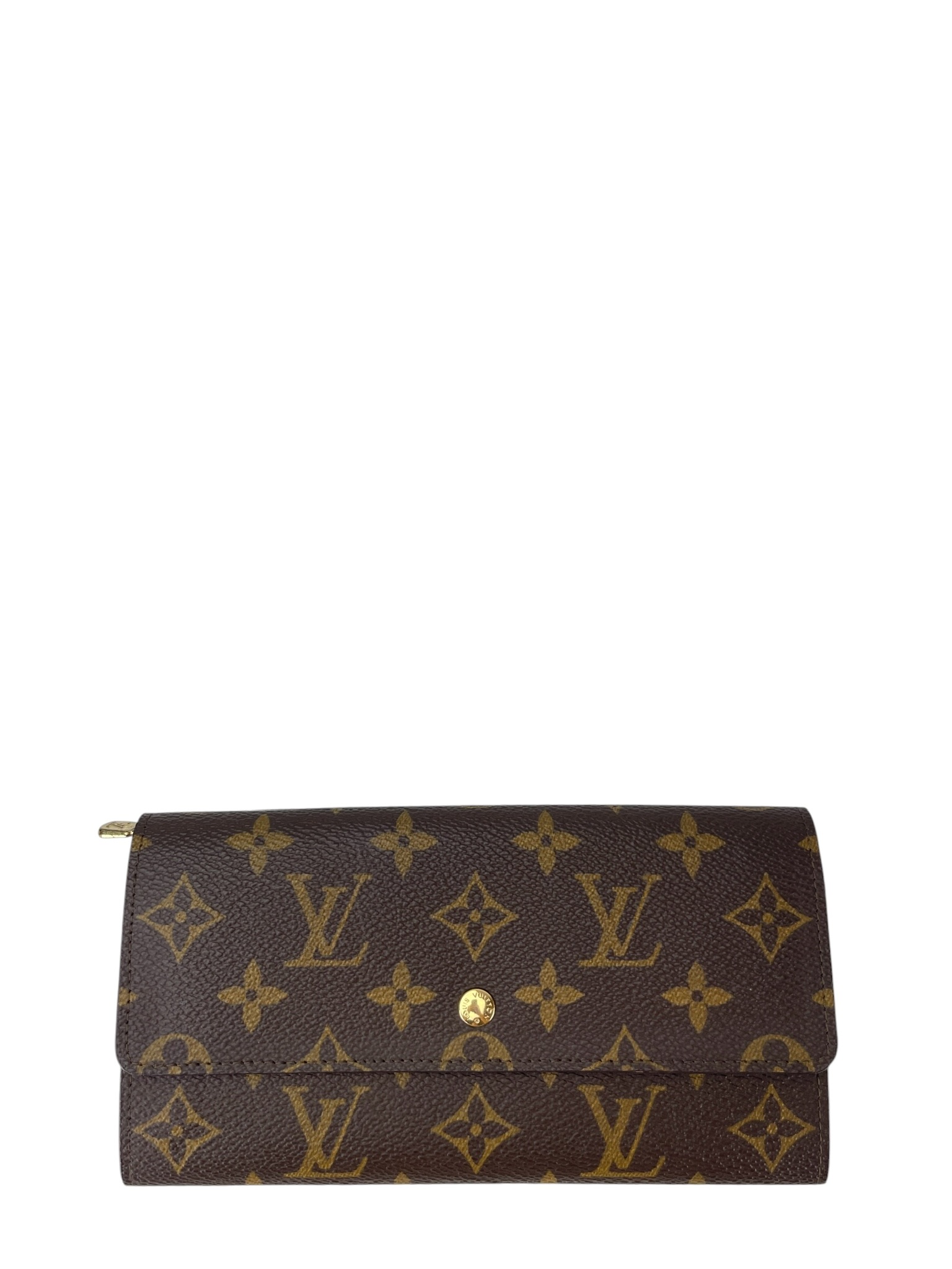 LOUIS VUITTON - Canvas Monogram Pochette Porte Monnaie Credit Wallet