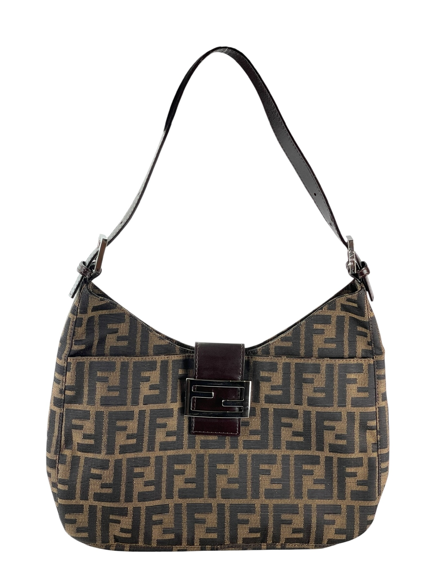 FENDI - Zucca Canvas Shoulder Bag