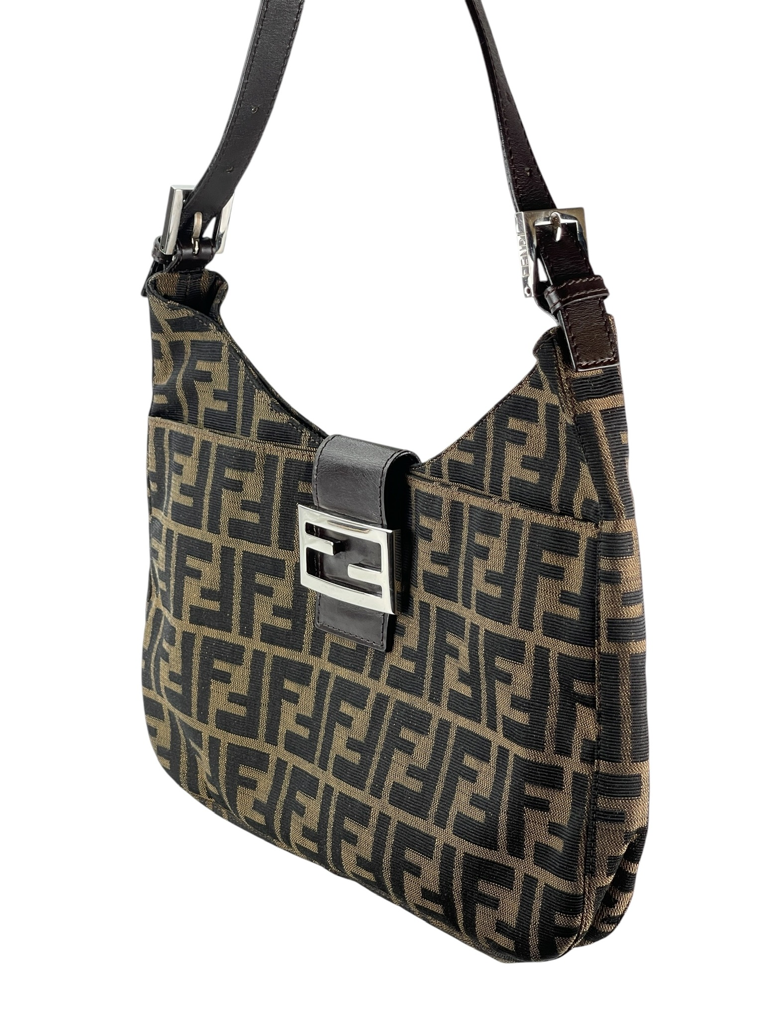 FENDI - Zucca Canvas Shoulder Bag