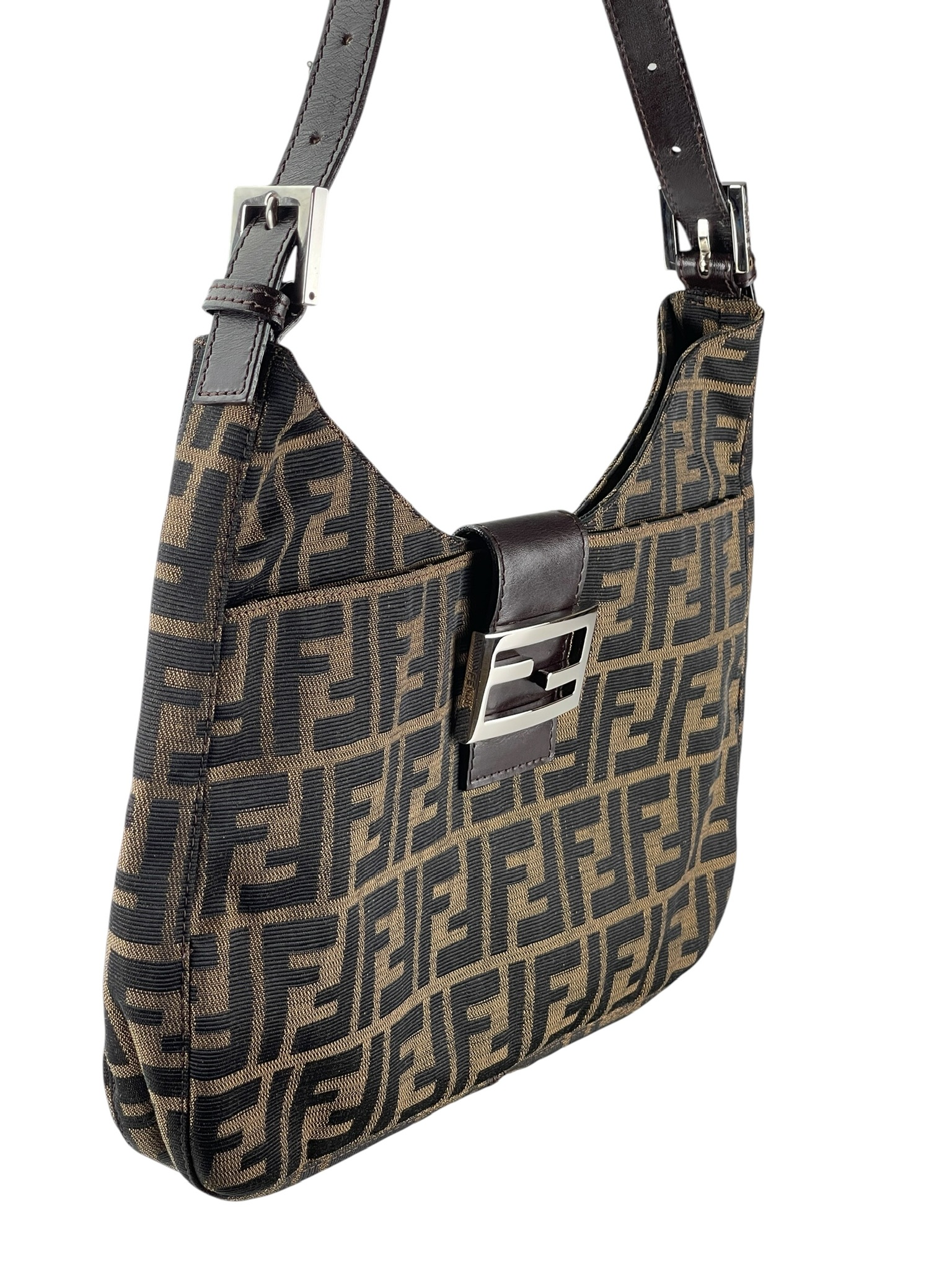 FENDI - Zucca Canvas Shoulder Bag
