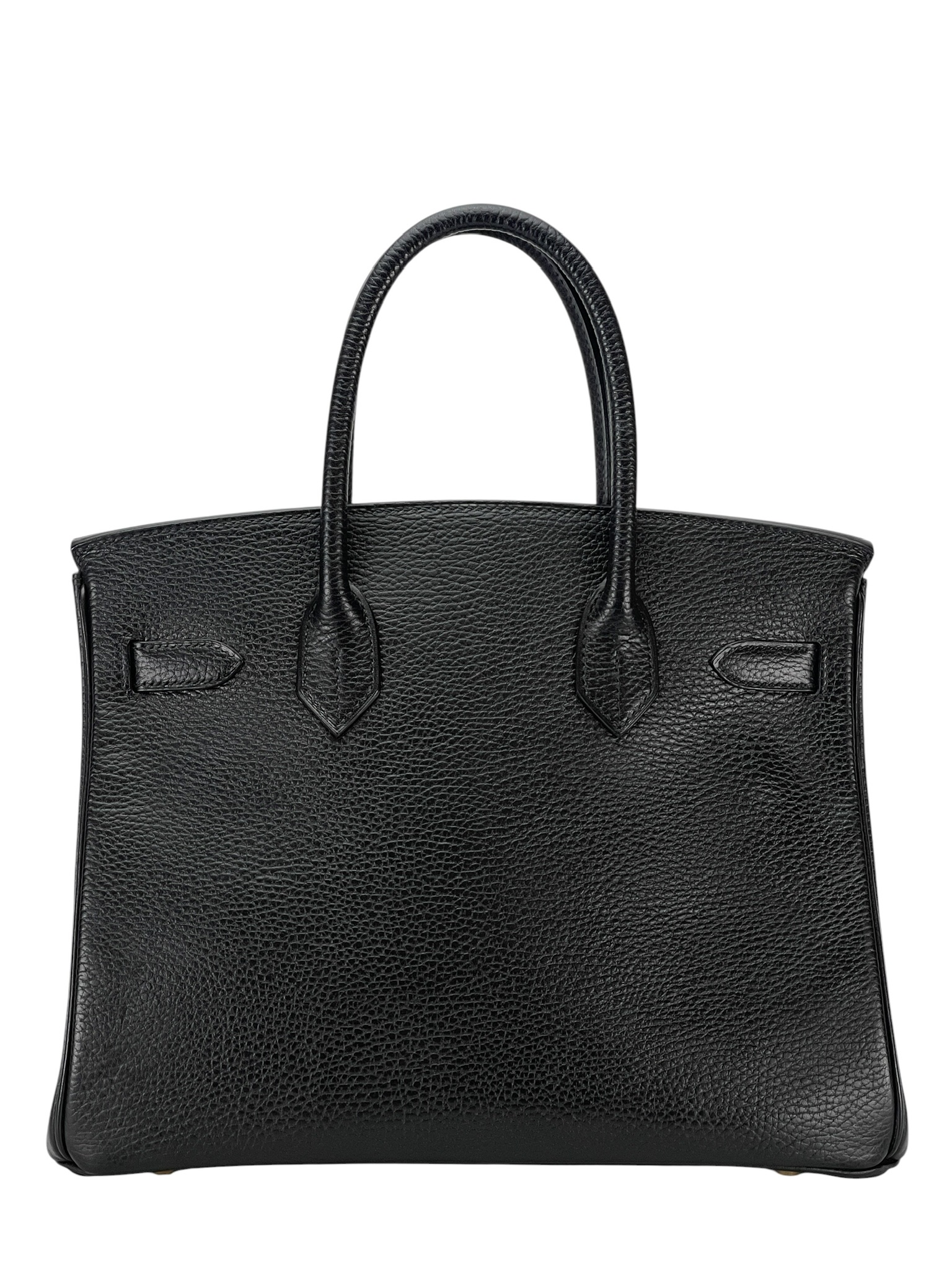 HERMES - Birkin 30 Noir 89 Ardenne Togo Gold Hardware 