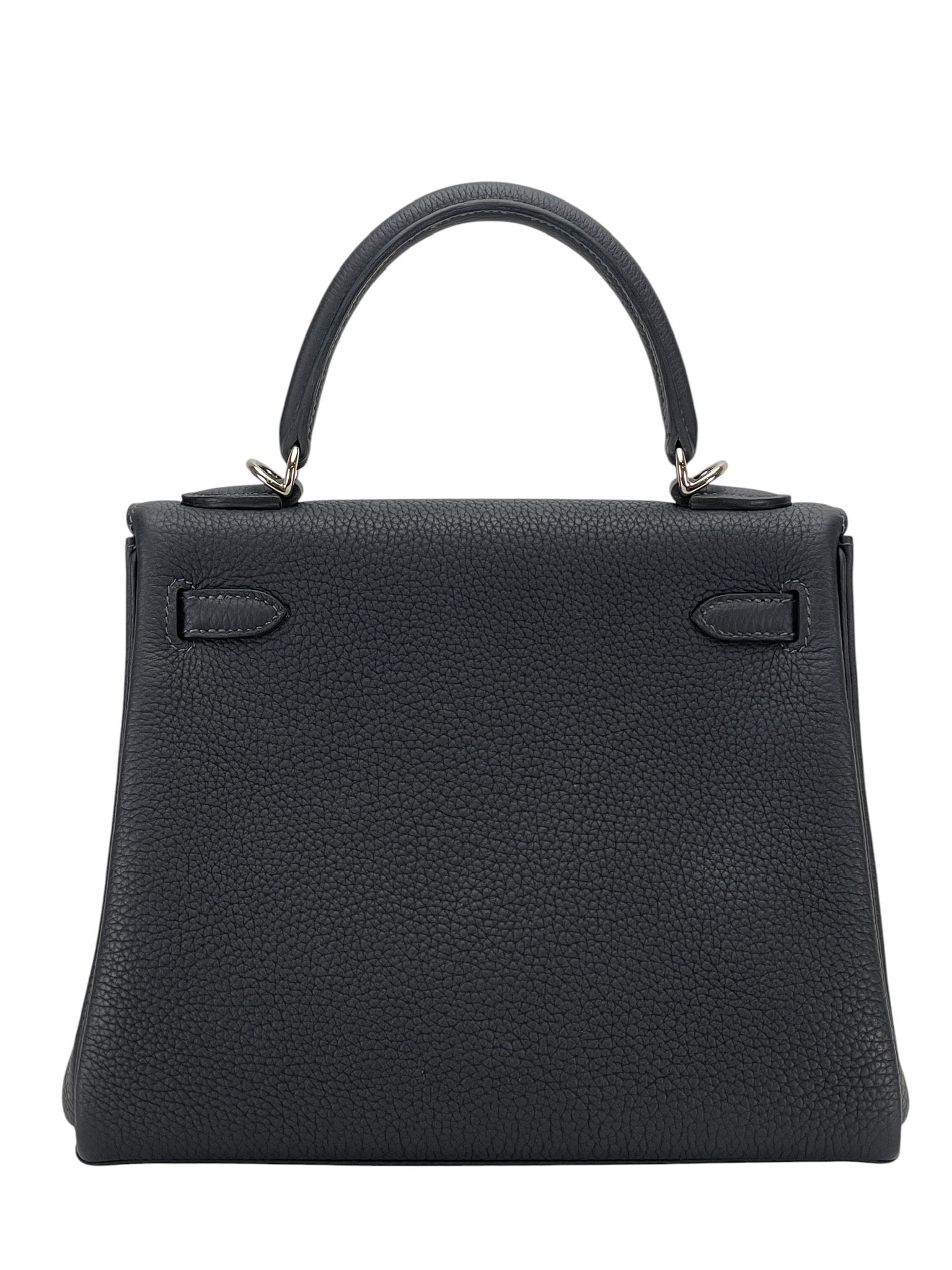 HERMES - Kelly 25 Blue Nuit Togo Palladium Hardware