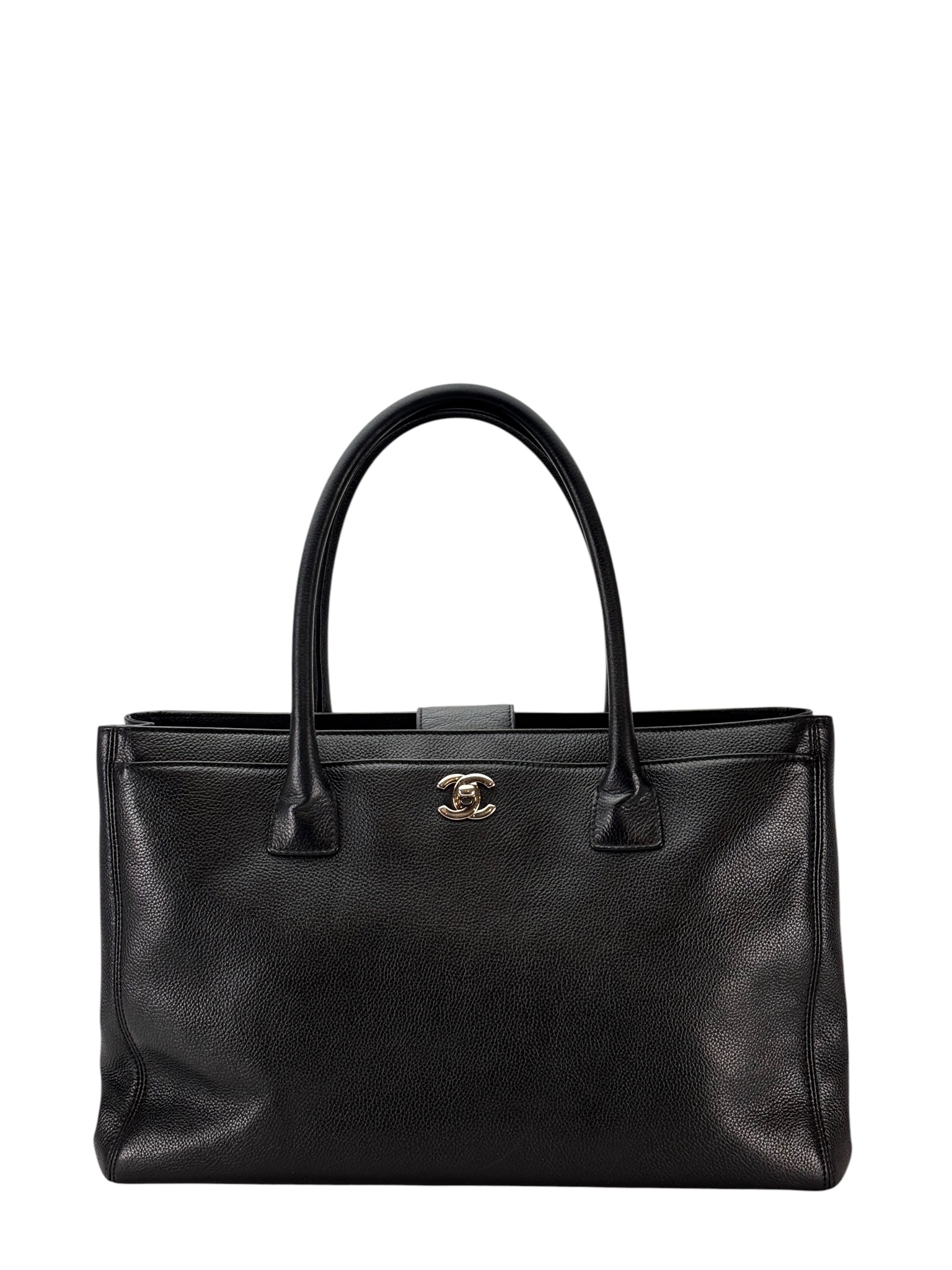 CHANEL - Black Executive Line Tote Bag