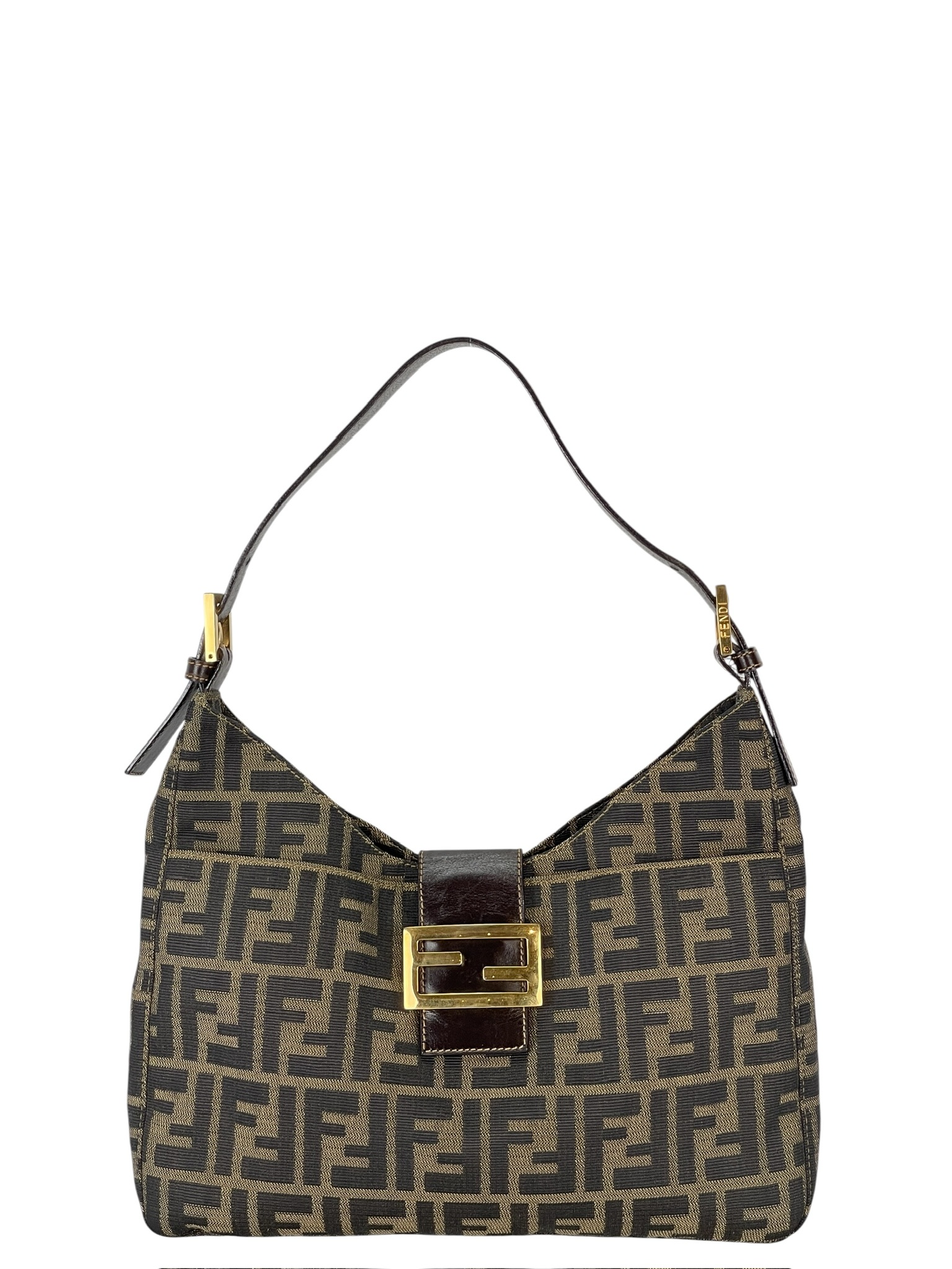 FENDI - Zucca Canvas Shoulder Bag