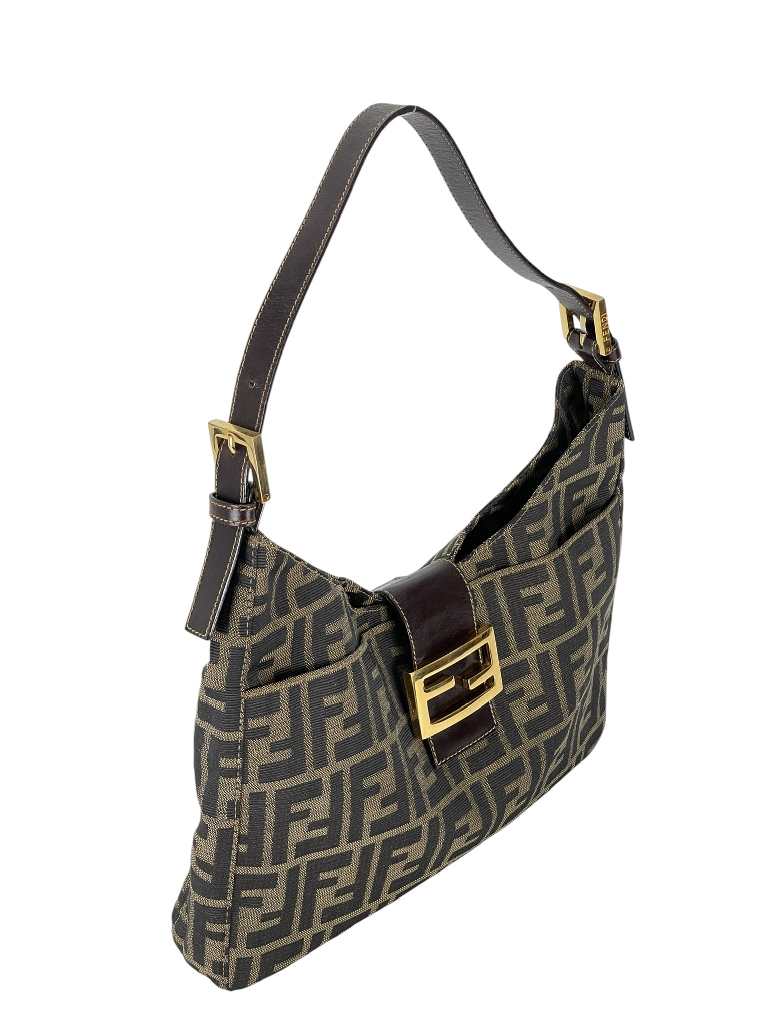 FENDI - Zucca Canvas Shoulder Bag