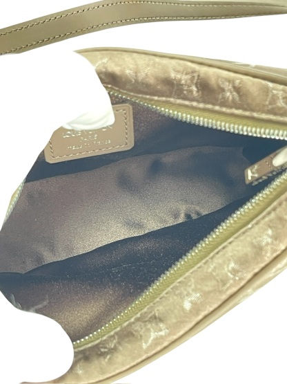LOUIS VUITTON - Grey Satin Mini Boulogne Bag Monogram 
