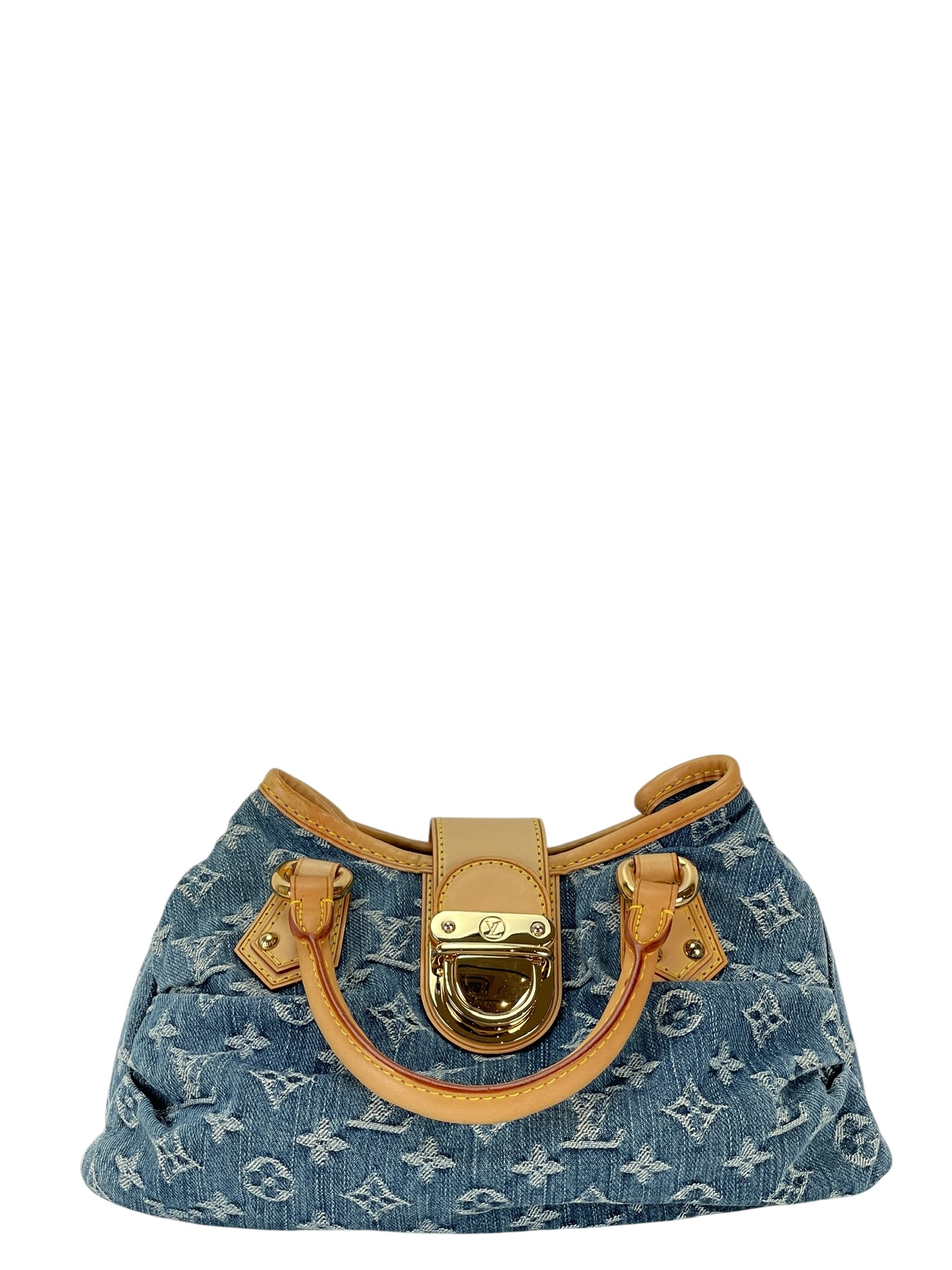 LOUIS VUITTON - Pleaty Blue Monogram Denim