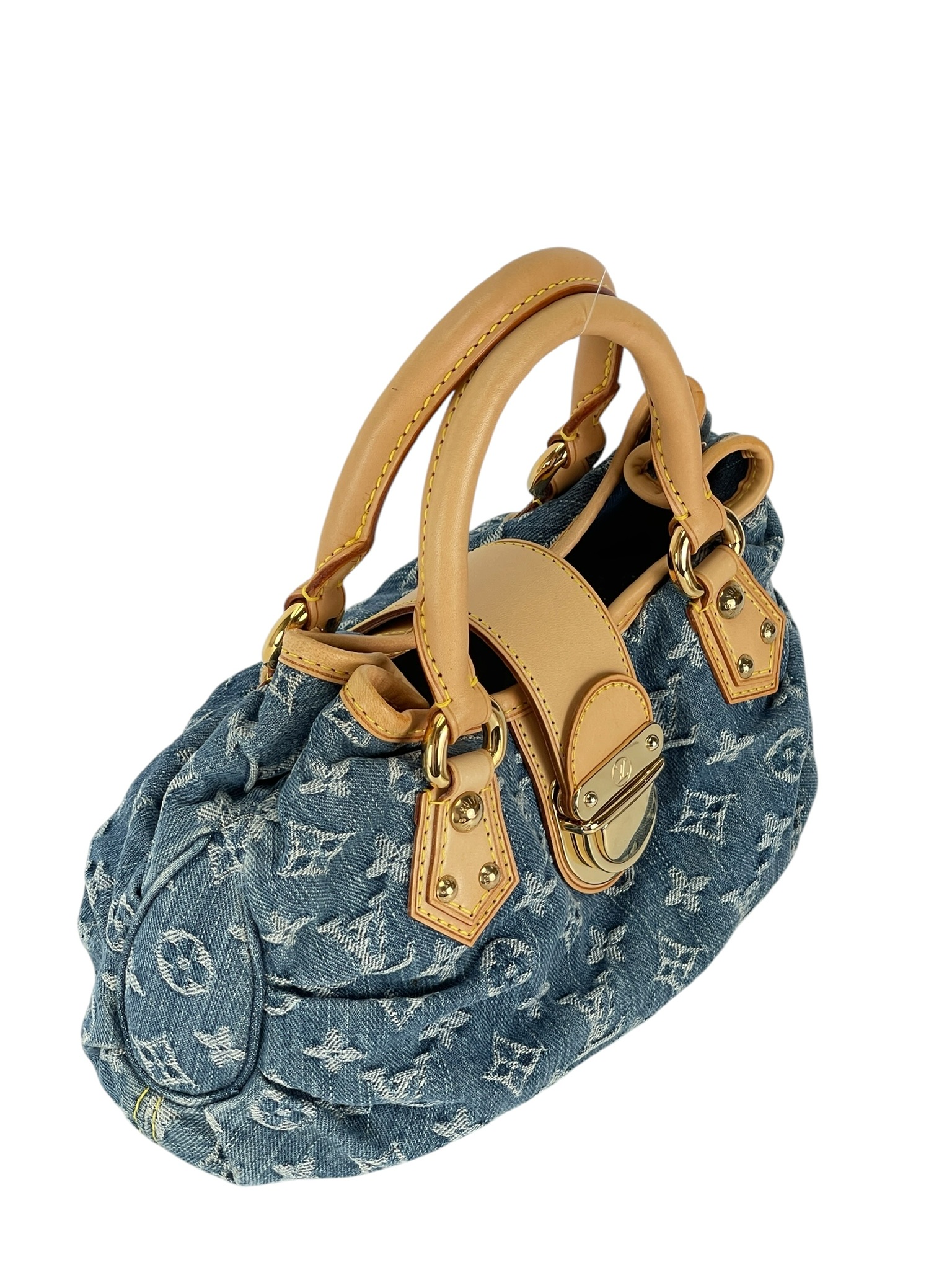 LOUIS VUITTON - Pleaty Blue Monogram Denim
