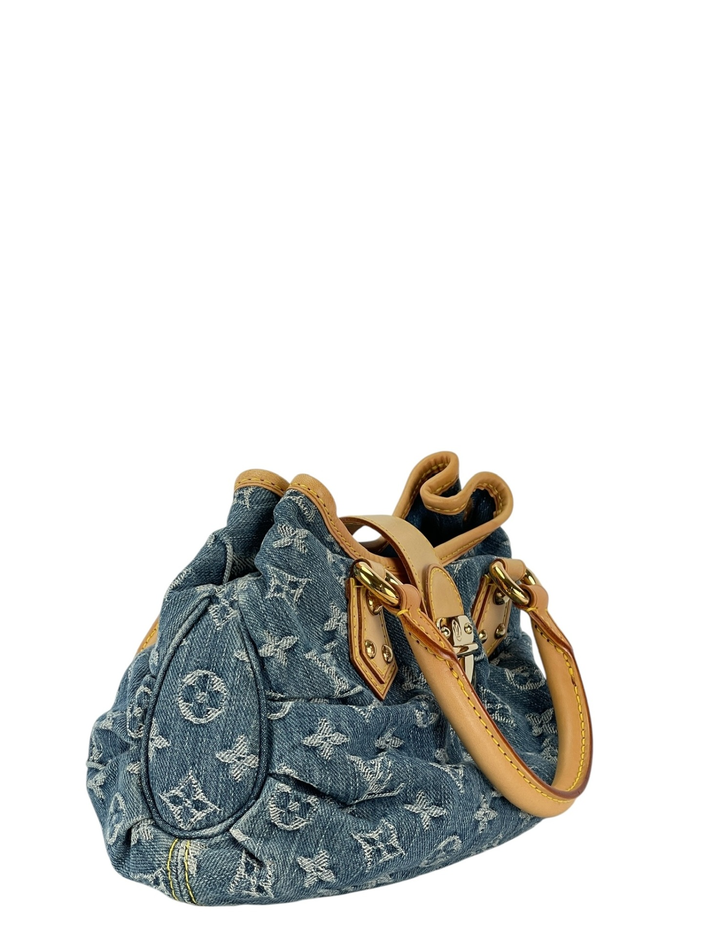 LOUIS VUITTON - Pleaty Blue Monogram Denim