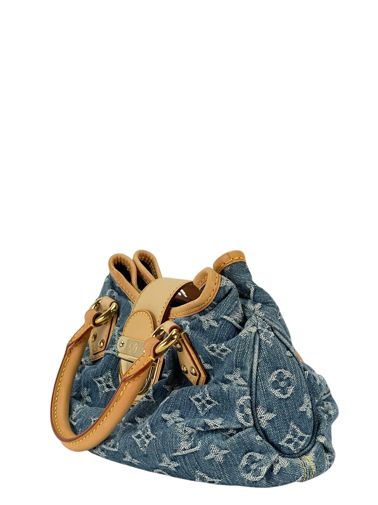 LOUIS VUITTON - Pleaty Blue Monogram Denim