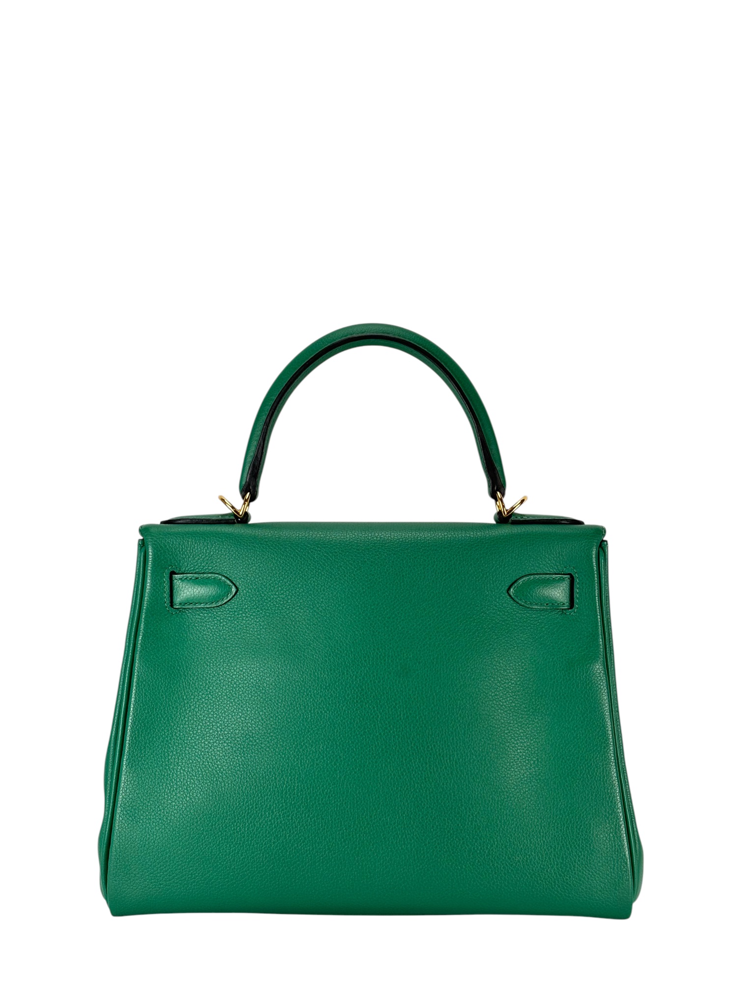 HERMES - Kelly 28 Vert Vertigo Evercolor Gold Hardware