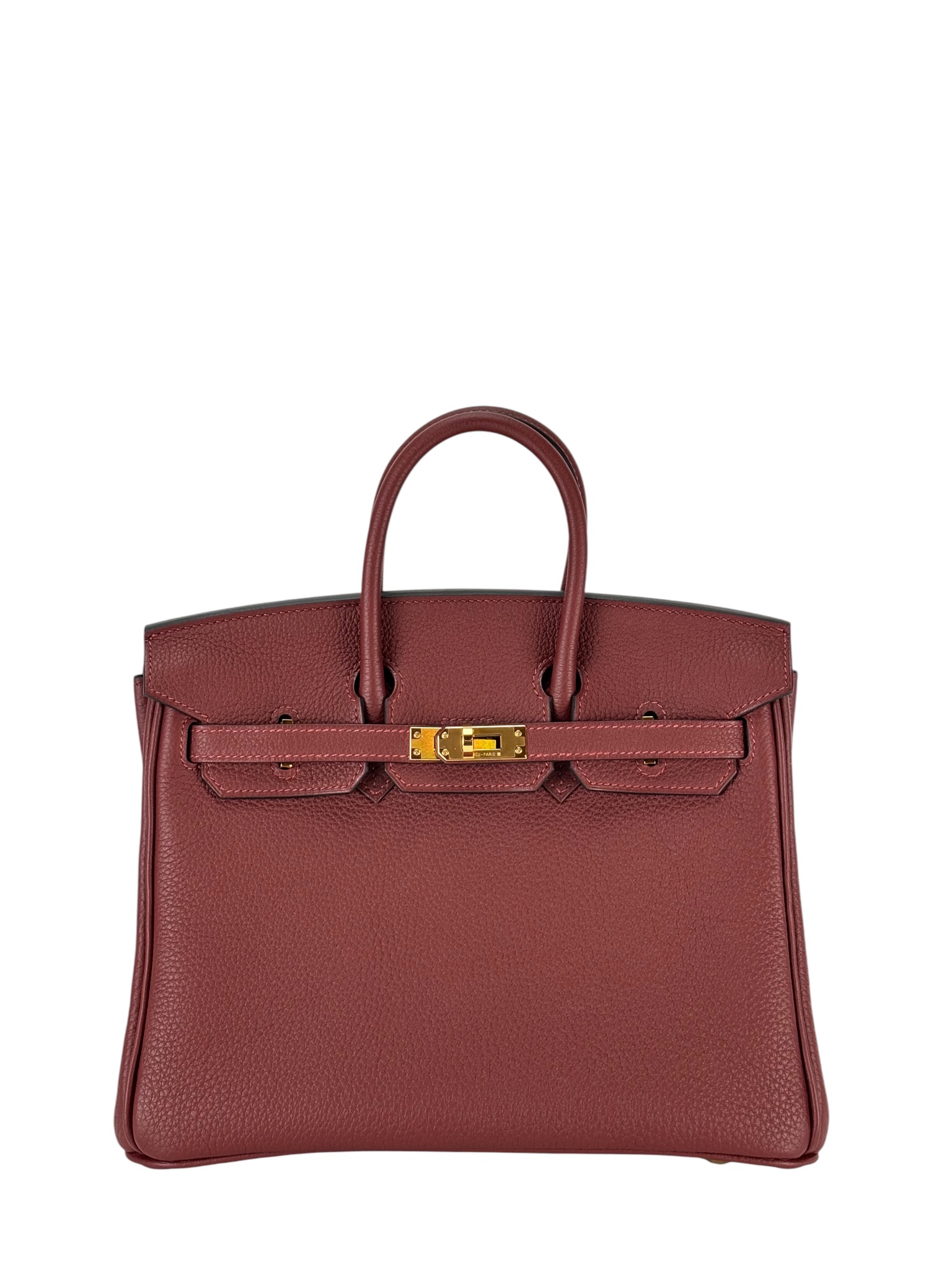 HERMES - Birkin 25 Rouge H Togo Gold Hardware