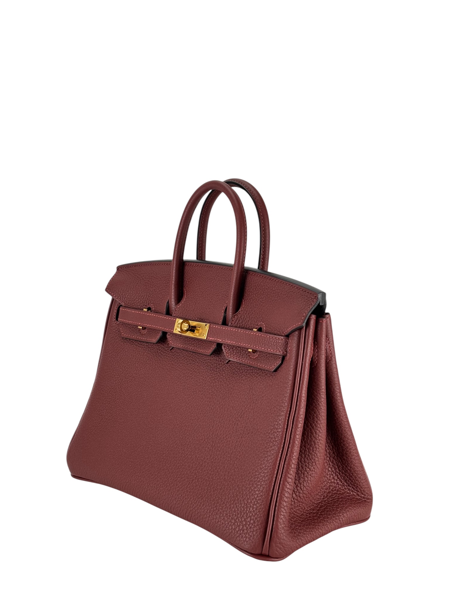 HERMES - Birkin 25 Rouge H Togo Gold Hardware