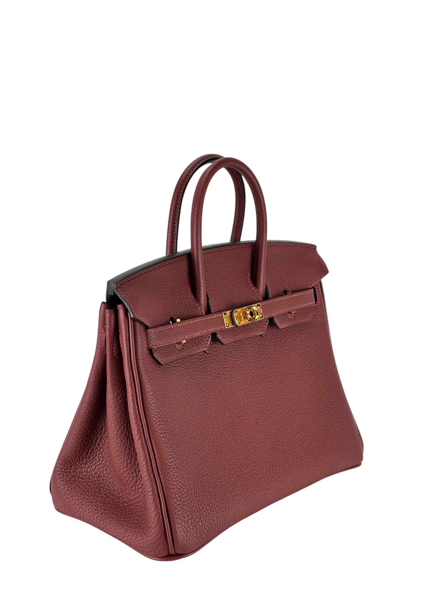 HERMES - Birkin 25 Rouge H Togo Gold Hardware