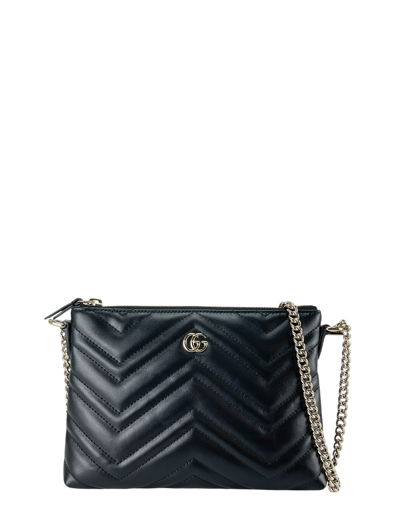 CHANEL - 22 Mini Bag Blue Quilted Studded Denim Brushed Silver
