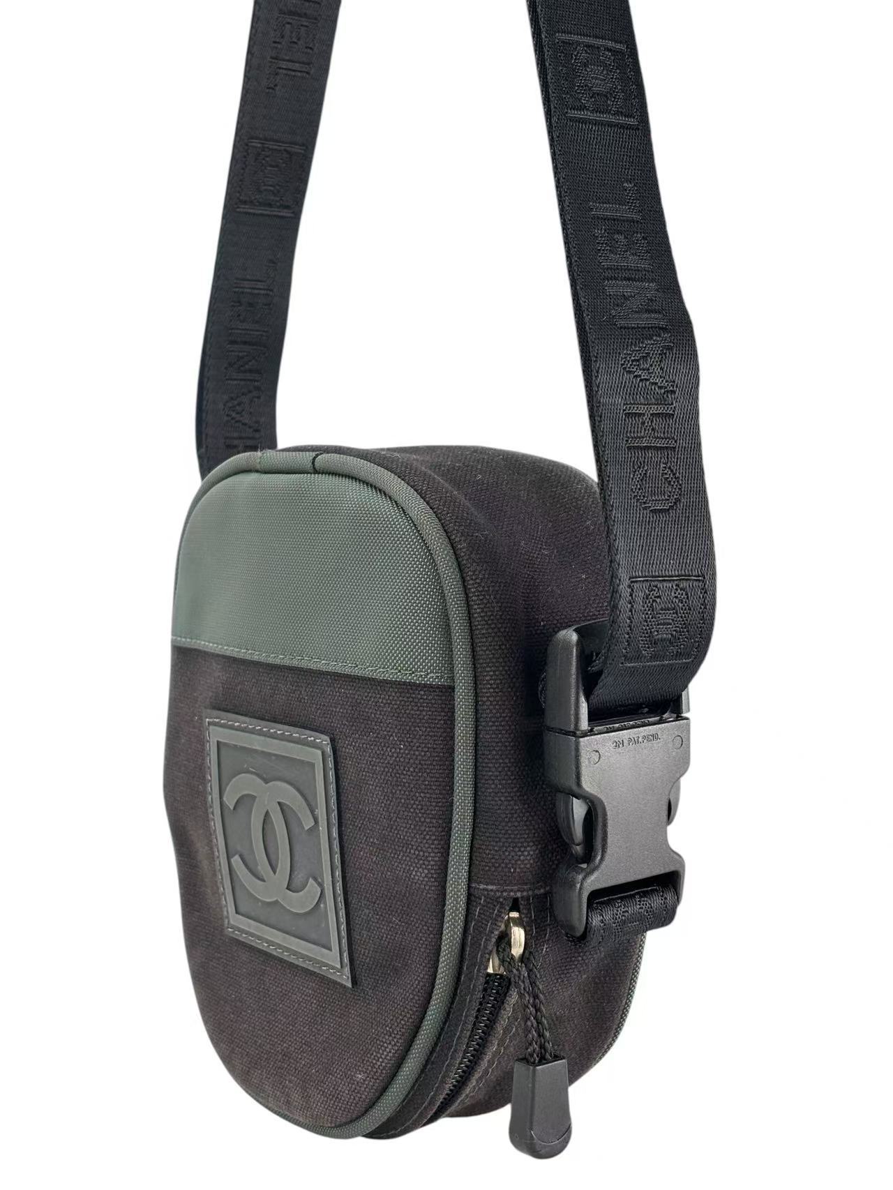CHANEL - No.8 Sports Line COCO Mark Shoulder Bag black
