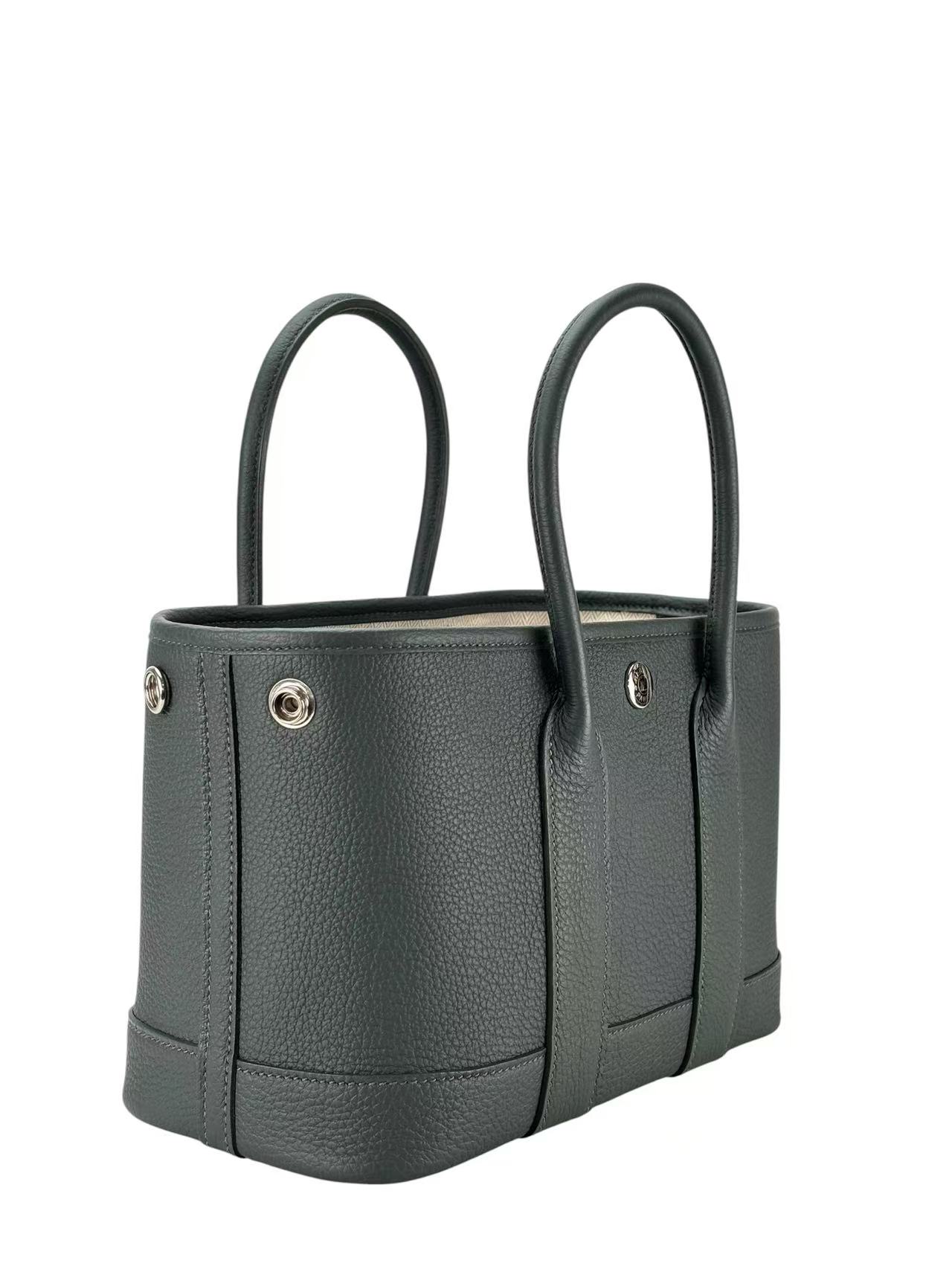 HERMES - Garden Party 23 Vert Mangrove Negonda