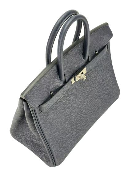 HERMES - Birkin 25 Blue Nuit （2Z）Togo Palladium Hardware 
