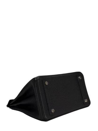 HERMES - Birkin 25 Noir 89 Togo Palladium Hardware